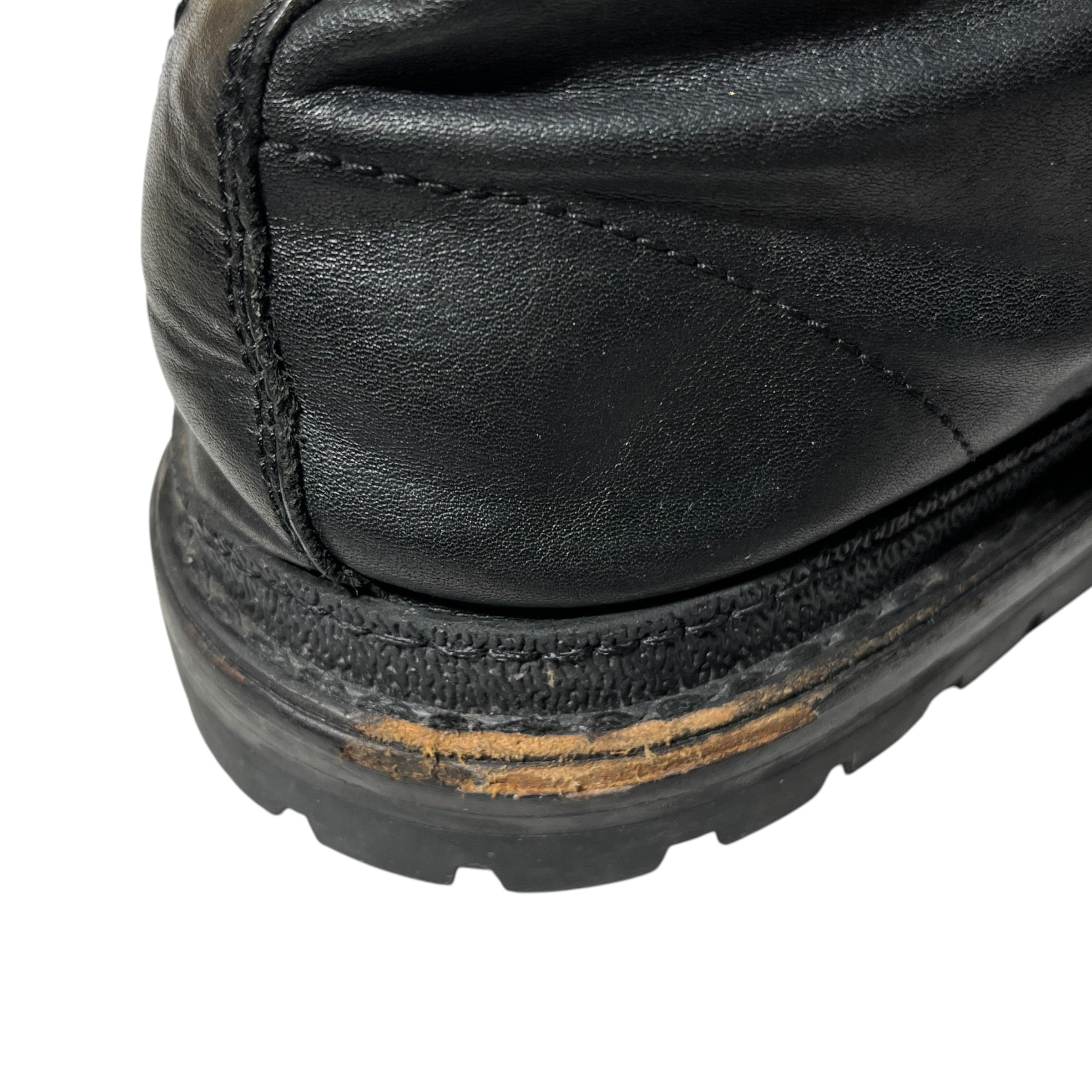 ANN DEMEULEMEESTER/Lace Up Boots/US 10/Leather/BLK/Lace Up Boots view 3