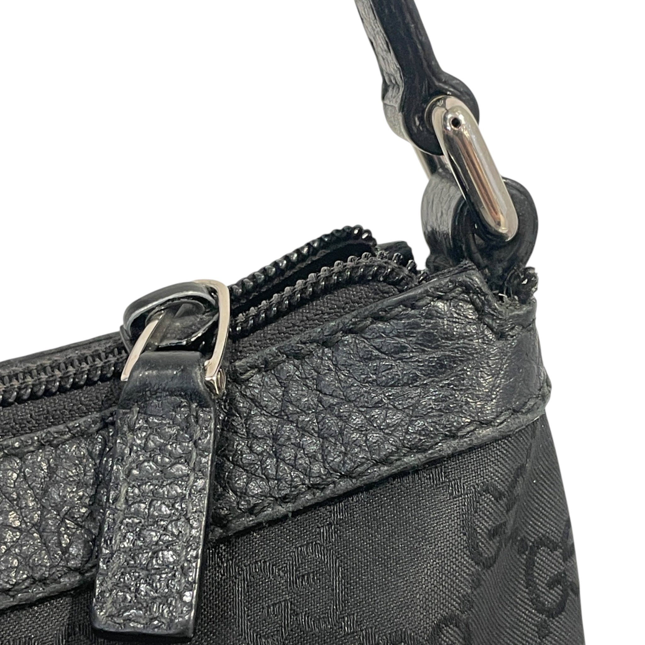 GUCCI/Hand Bag/Monogram/Cotton/BLK/CVK7W8J view 5