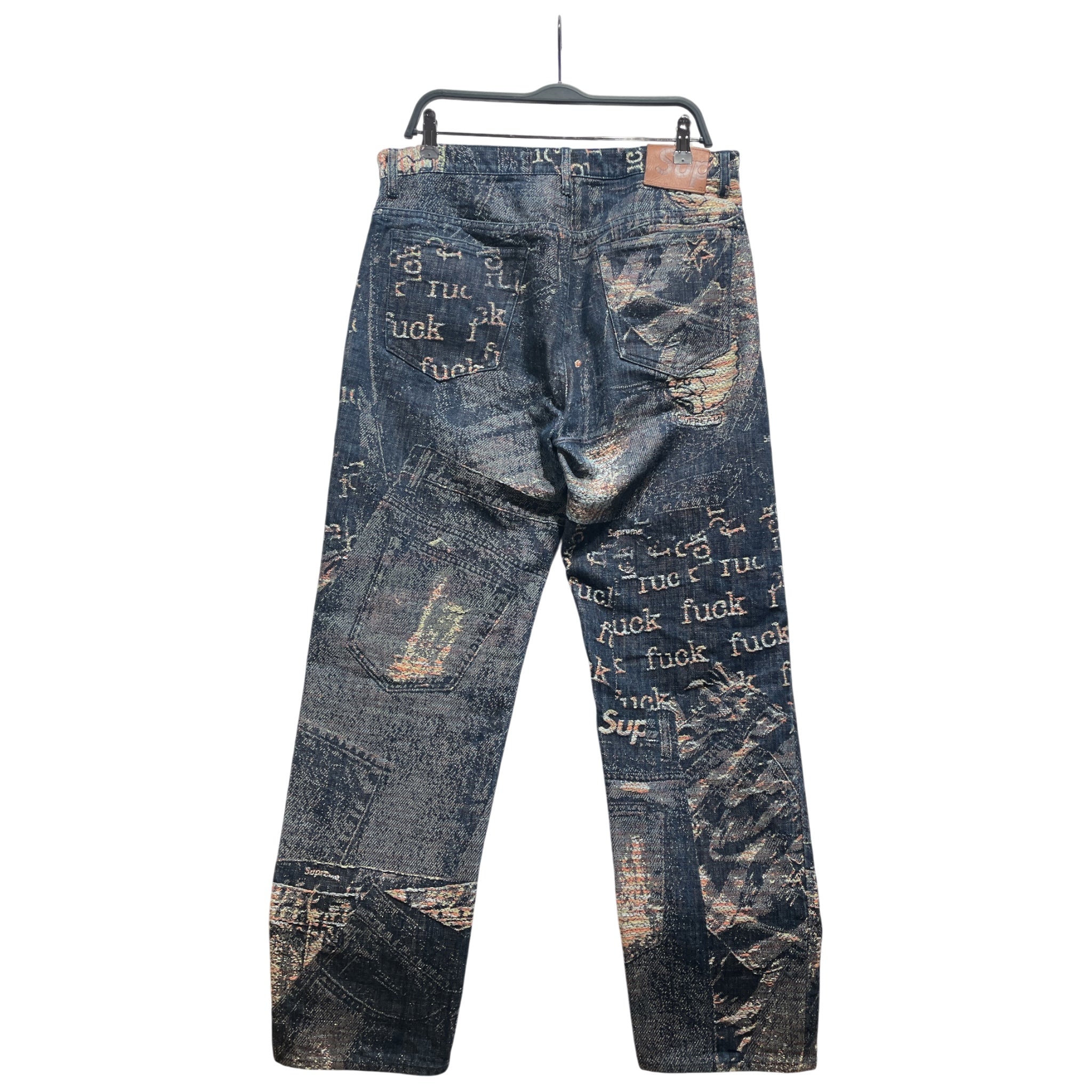Supreme/Pants/32/Cotton/NVY/Graphic/Supreme Archive Denim view 2