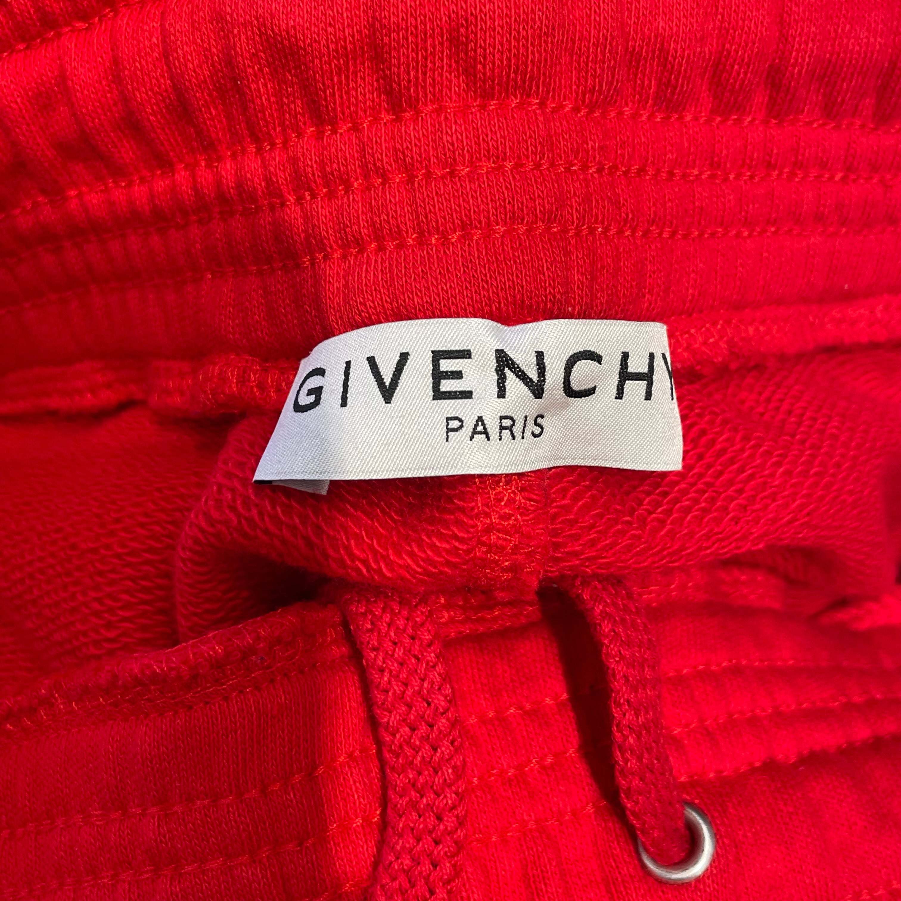 GIVENCHY/Shorts/L/Cotton/RED/BLACK CRAZY WORD LOGO view 3