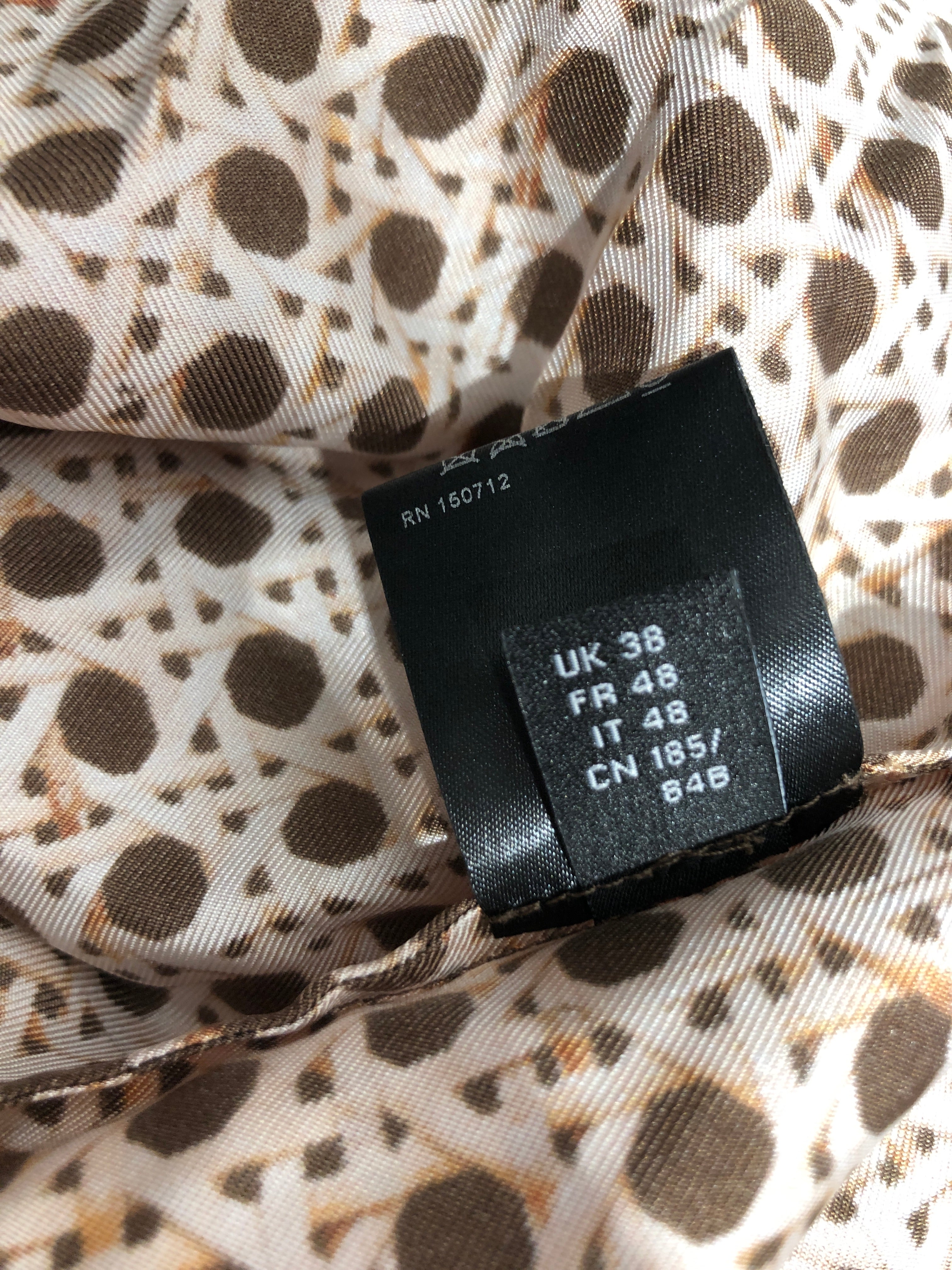 AMIRI/SS Shirt/M/Silk/BEG/All Over Print/AOP Wicker deisgn view 6