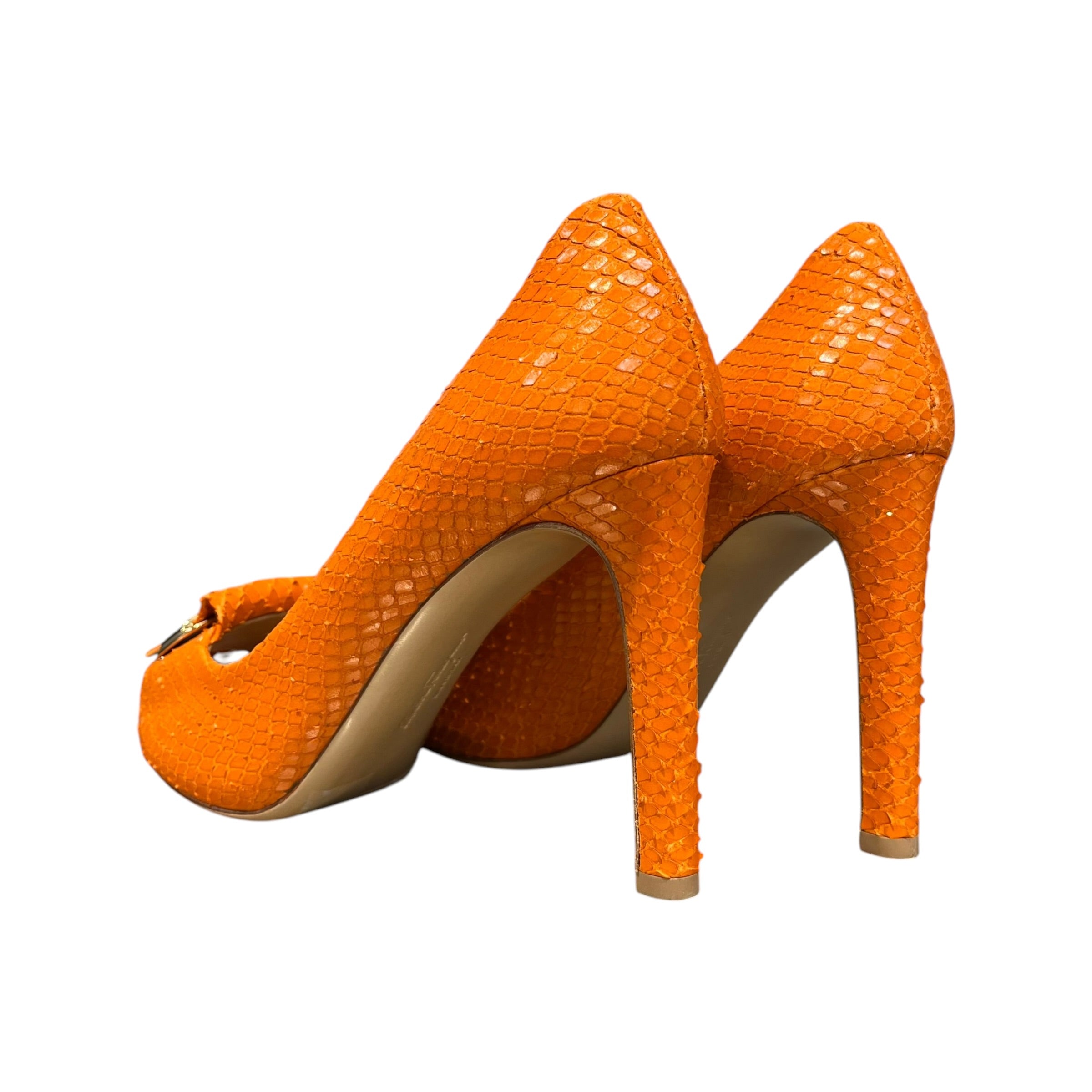 Salvatore Ferragamo/Heels/US 9/Leather/ORN/python view 2