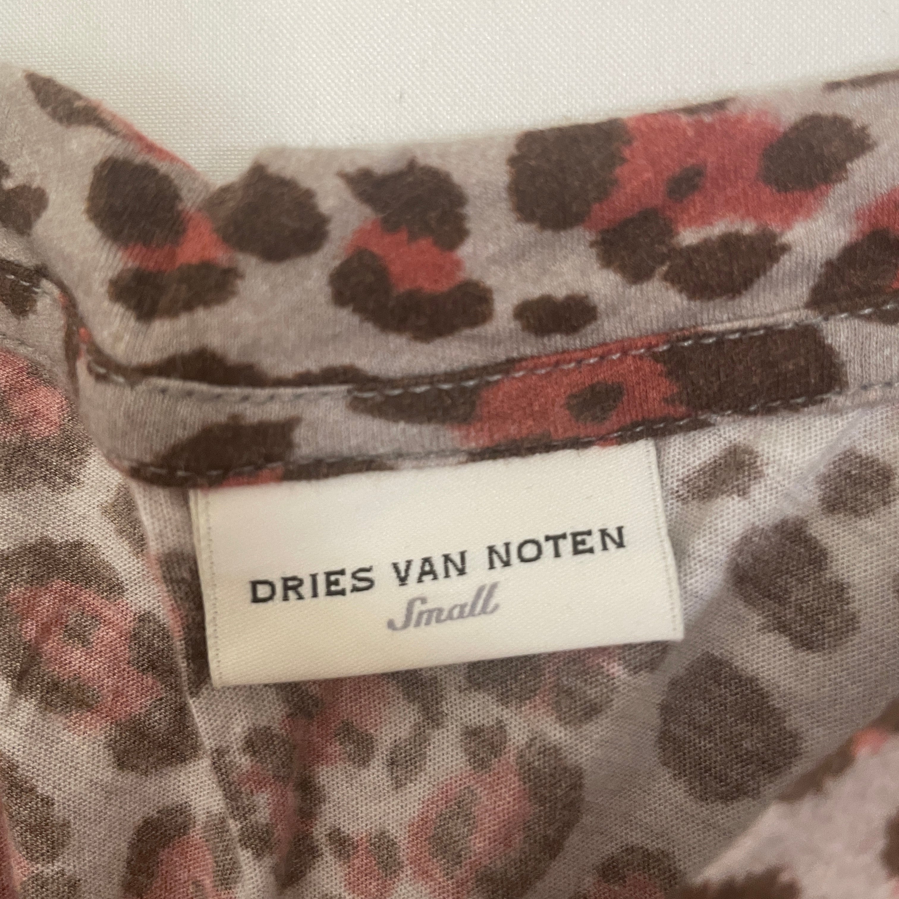 DRIES VAN NOTEN/T-Shirt/S/Cotton/MLT/Animal Pattern/Animal Print Tee view 3