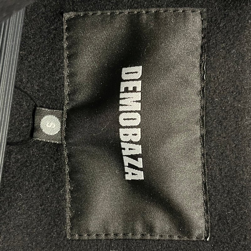 DEMOBAZA/Coat/S/Wool/BLK/Strap Sleeve