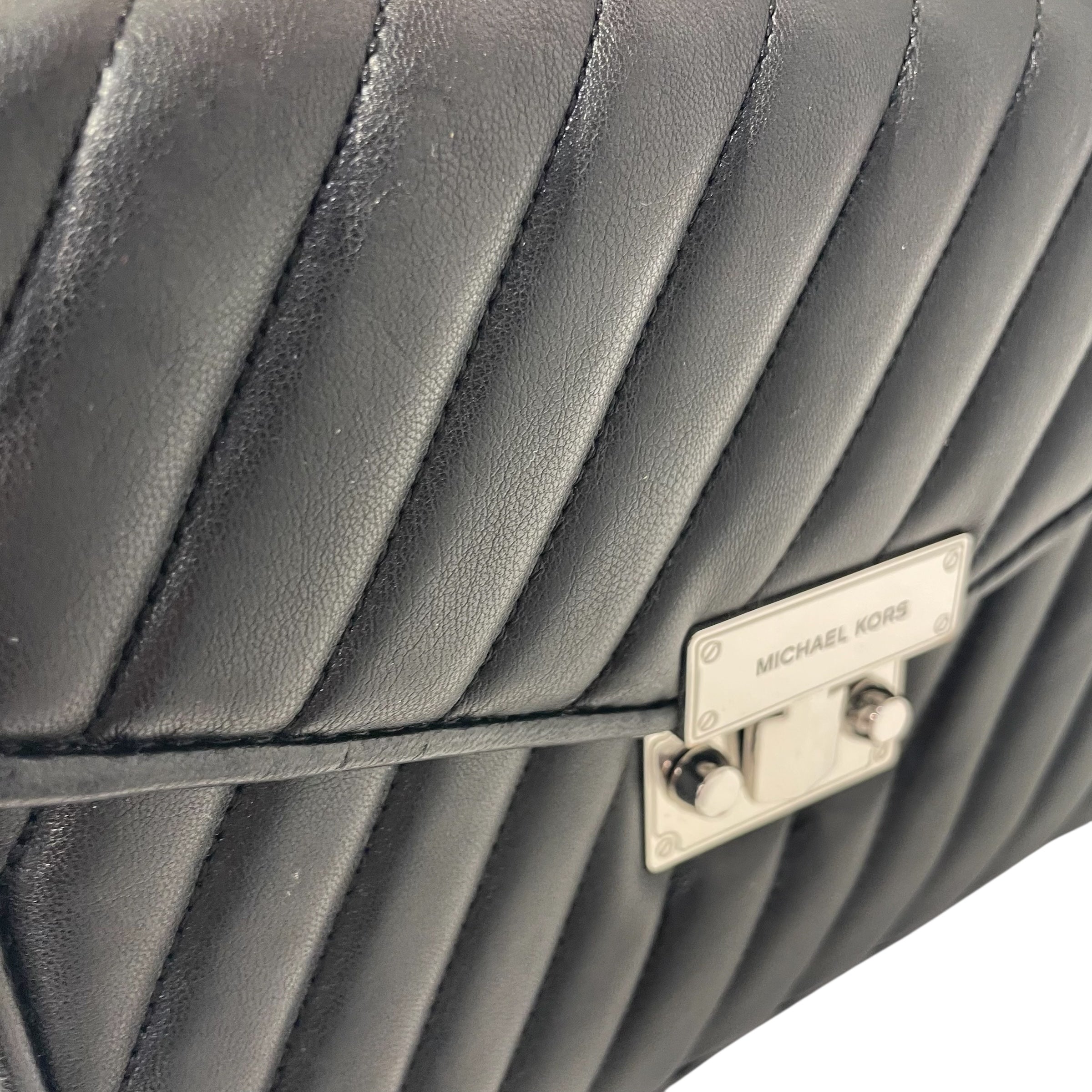 MICHAEL KORS/Cross Body Bag/Leather/BLK/ view 6
