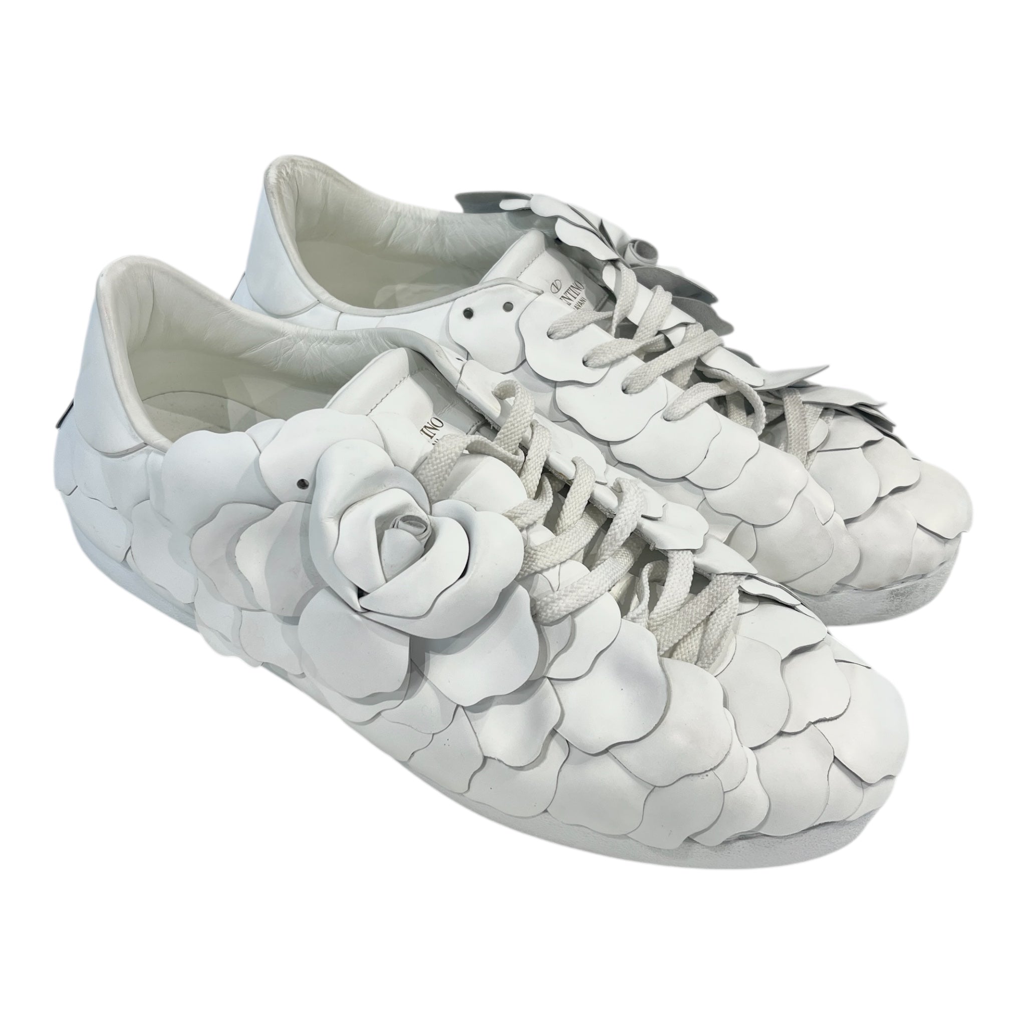 VALENTINO GARAVANI/Low-Sneakers/EU 45/Leather/WHT/ view 1
