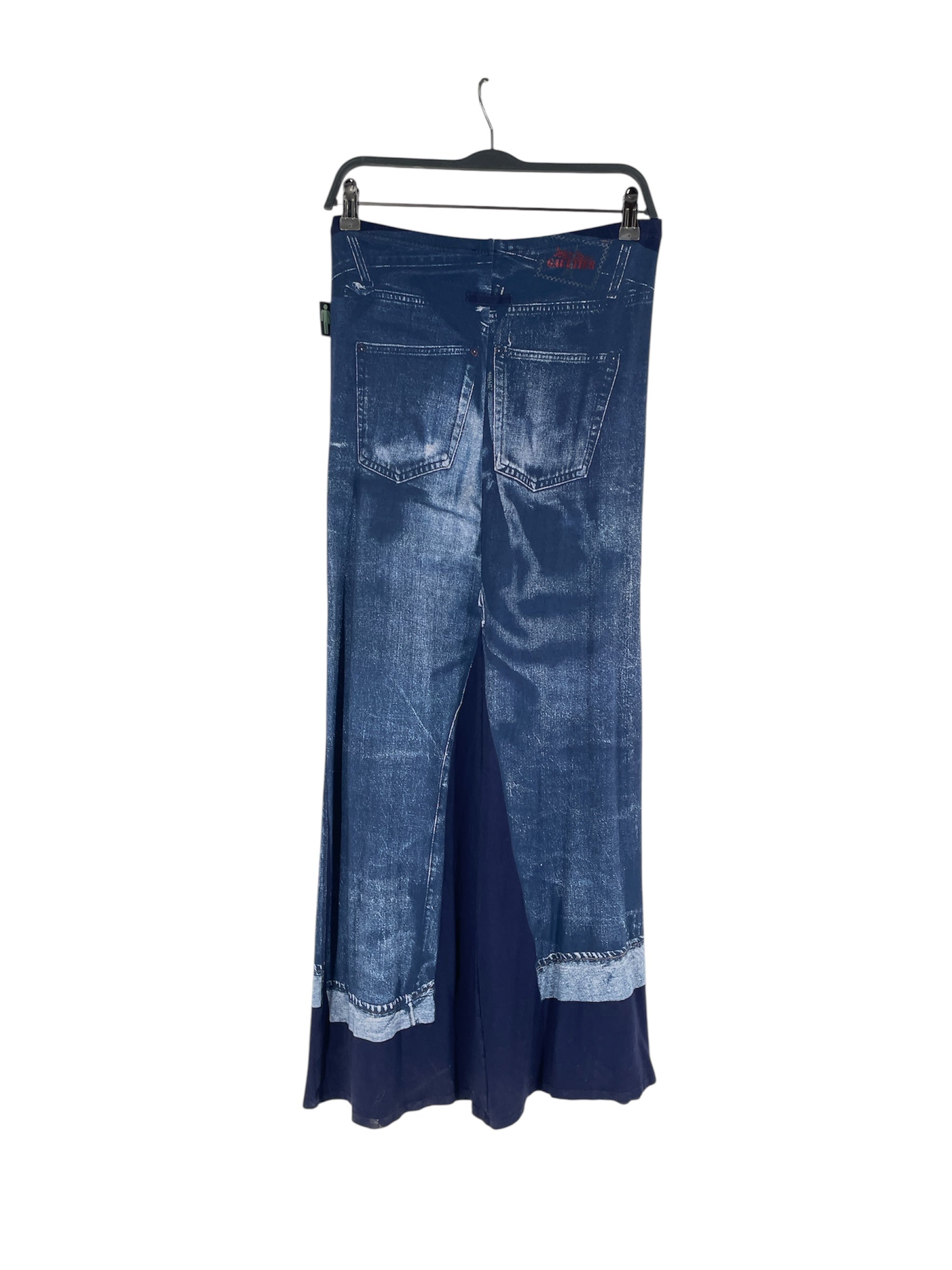 Jean Paul Gaultier/Skirt/L/All Over Print/NVY/Maxi Length/F-JU055-J530-5950 BODYCON DNM view 2