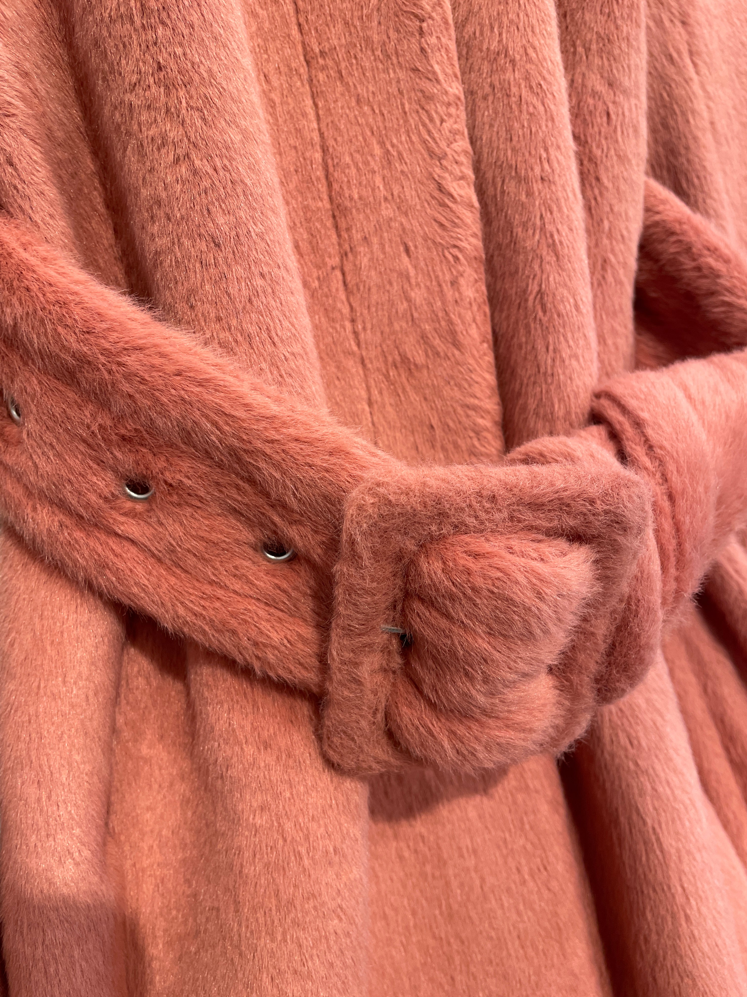Acne Studios/Trench Coat/34/Fake Fur/PNK/Maxi Length/ view 5