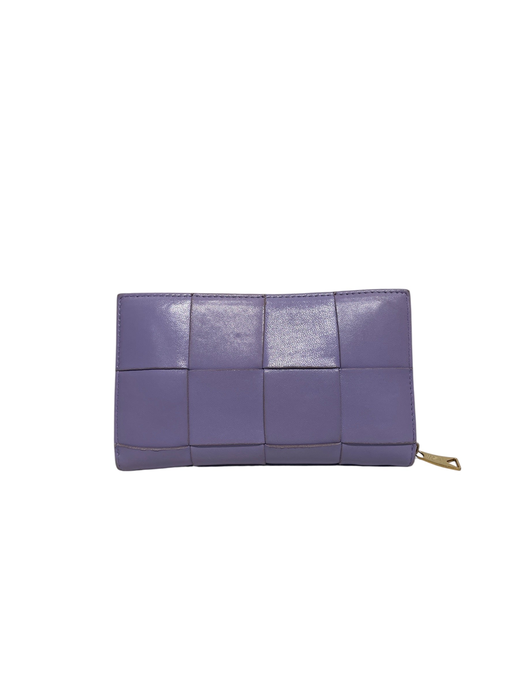 BOTTEGA VENETA/Bifold Wallet/Leather/PPL/Cassette Zipped Wallet view 2