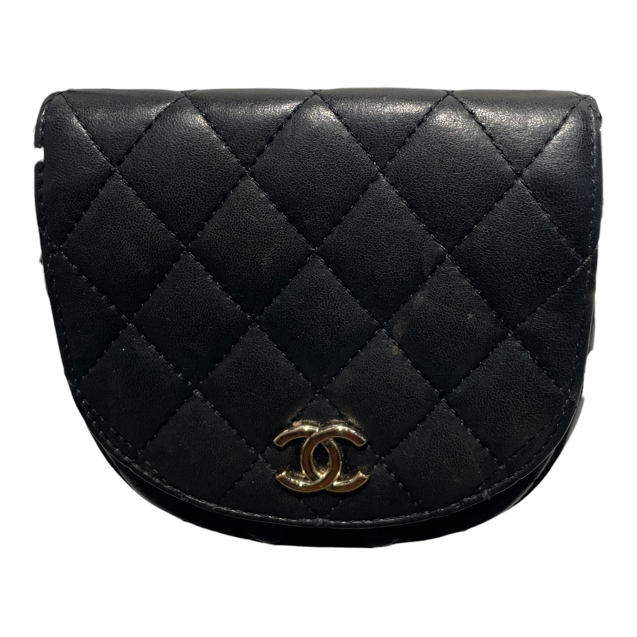 CHANEL/Cross Body Bag/Lambskin/BLK/28034469 view 4