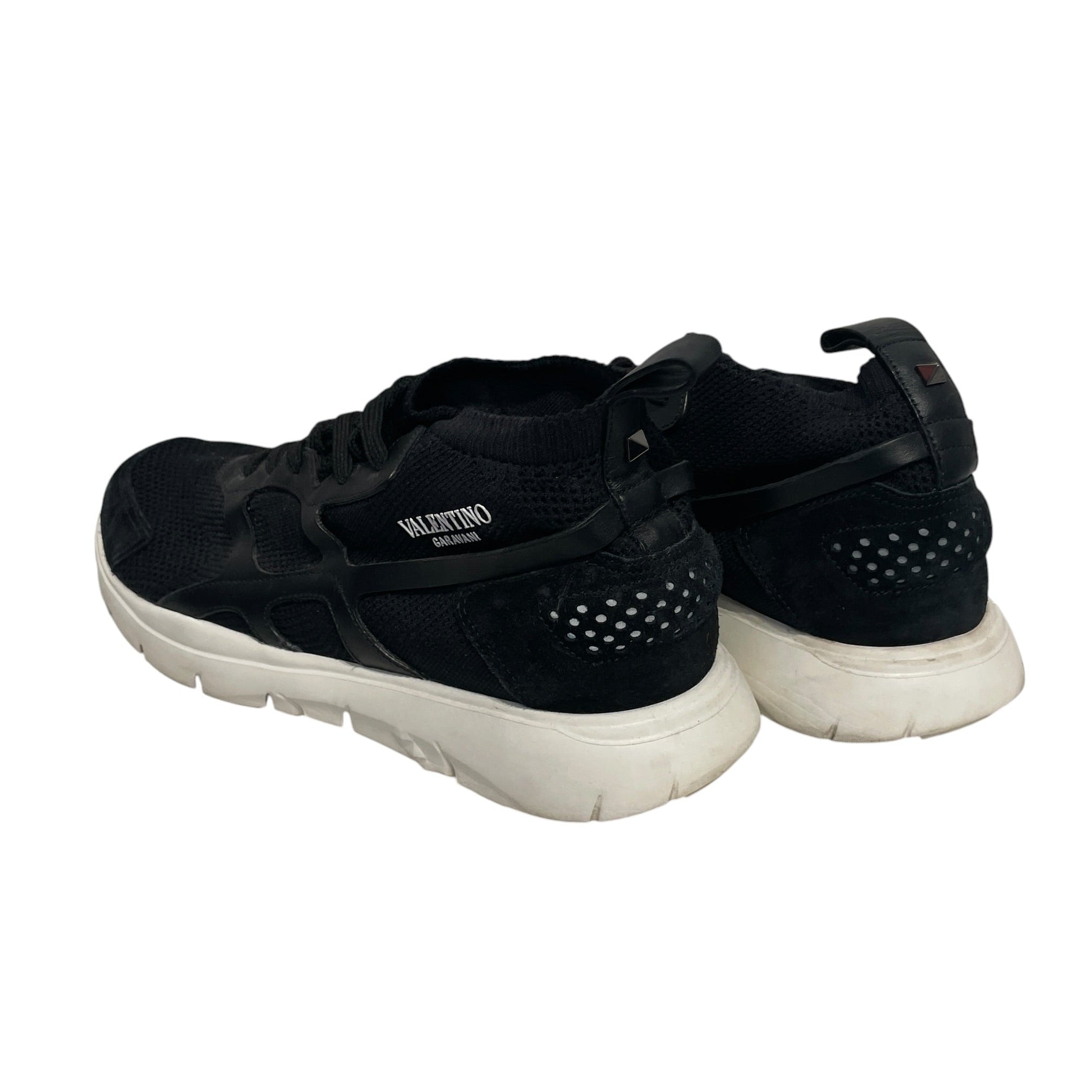 VALENTINO/Hi-Sneakers/EU 42/Cotton/BLK/sigle stud view 2
