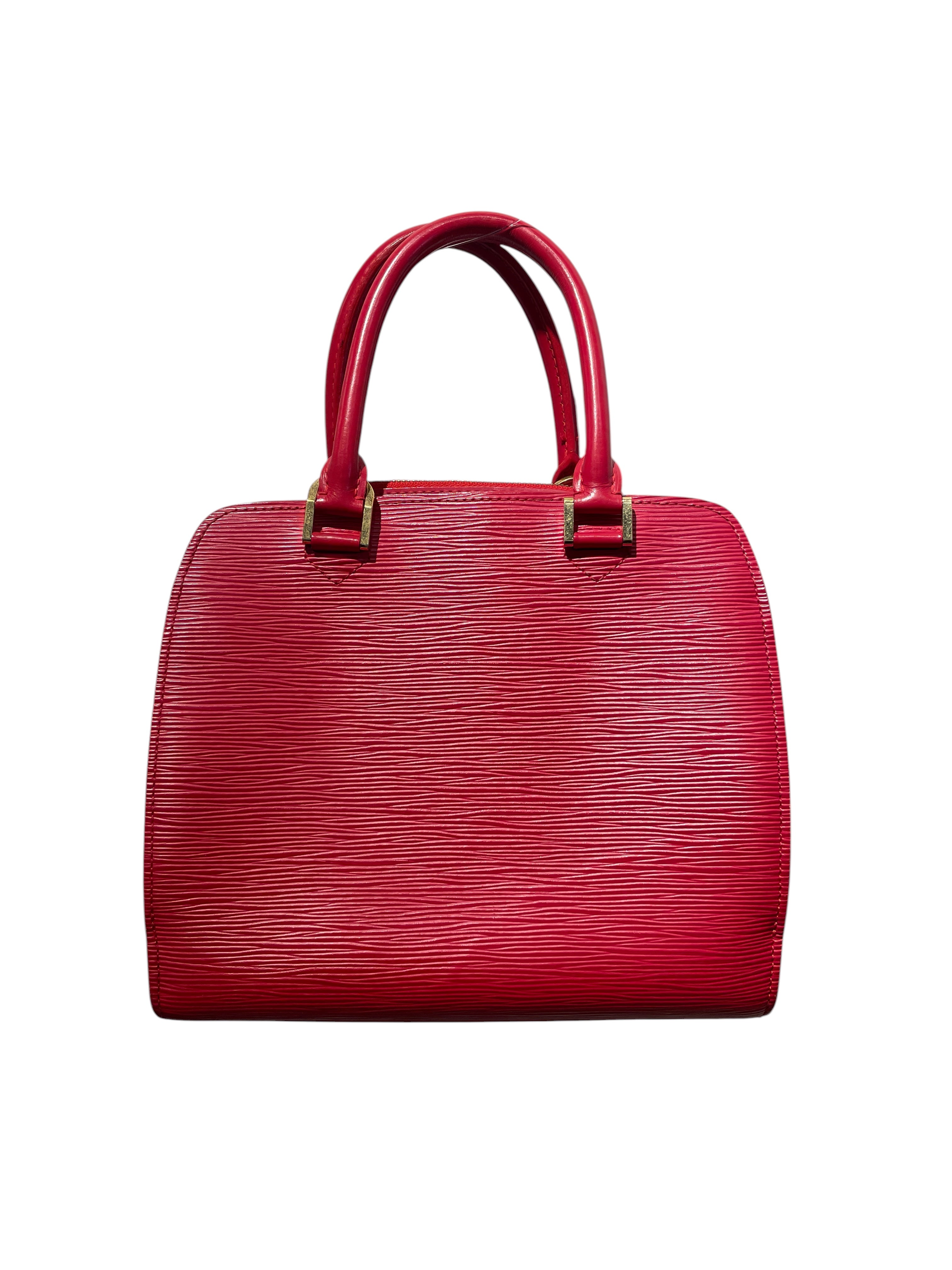 LOUIS VUITTON/Hand Bag/Leather/RED/EPI LEATHER PONT NEUF PM view 2