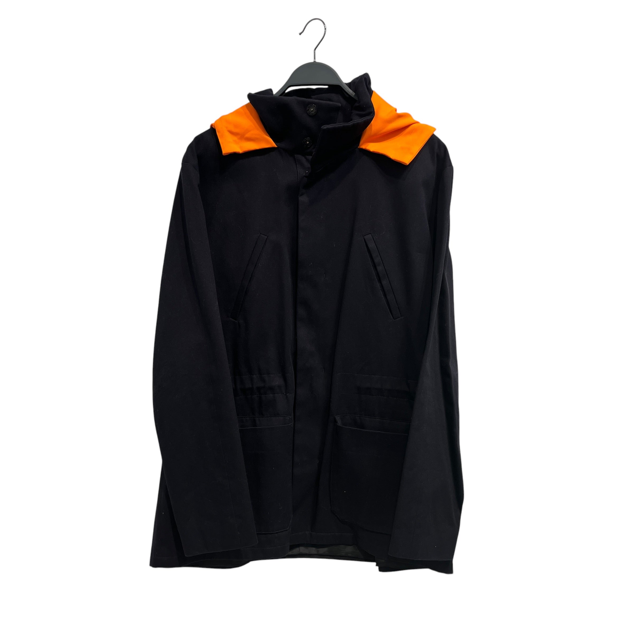 RAF SIMONS/Jacket/Cotton/NVY/FEILD JACKET ORANG HOOD view 1