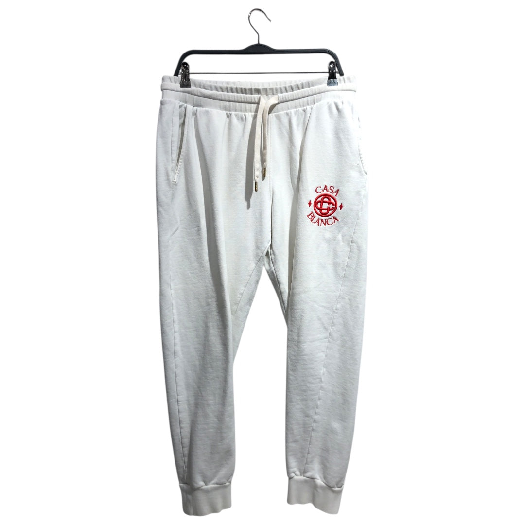 CASABLANCA/Pants/XL/Cotton/WHT/Graphic/red logo jogger sweats view 1