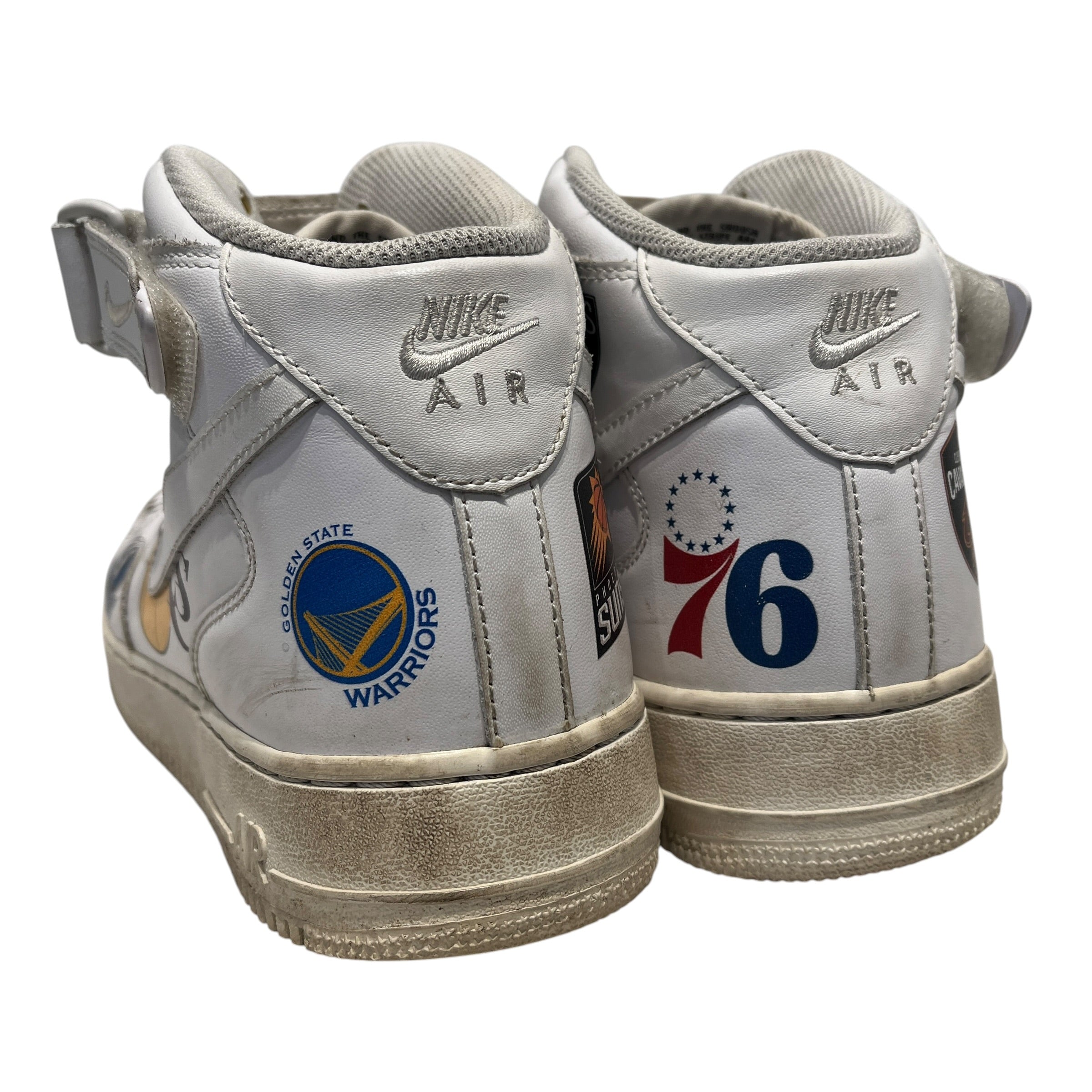NIKE/Supreme/NBA/Hi-Sneakers/US 11.5/Leather/WHT/air force 1 nba teams view 25