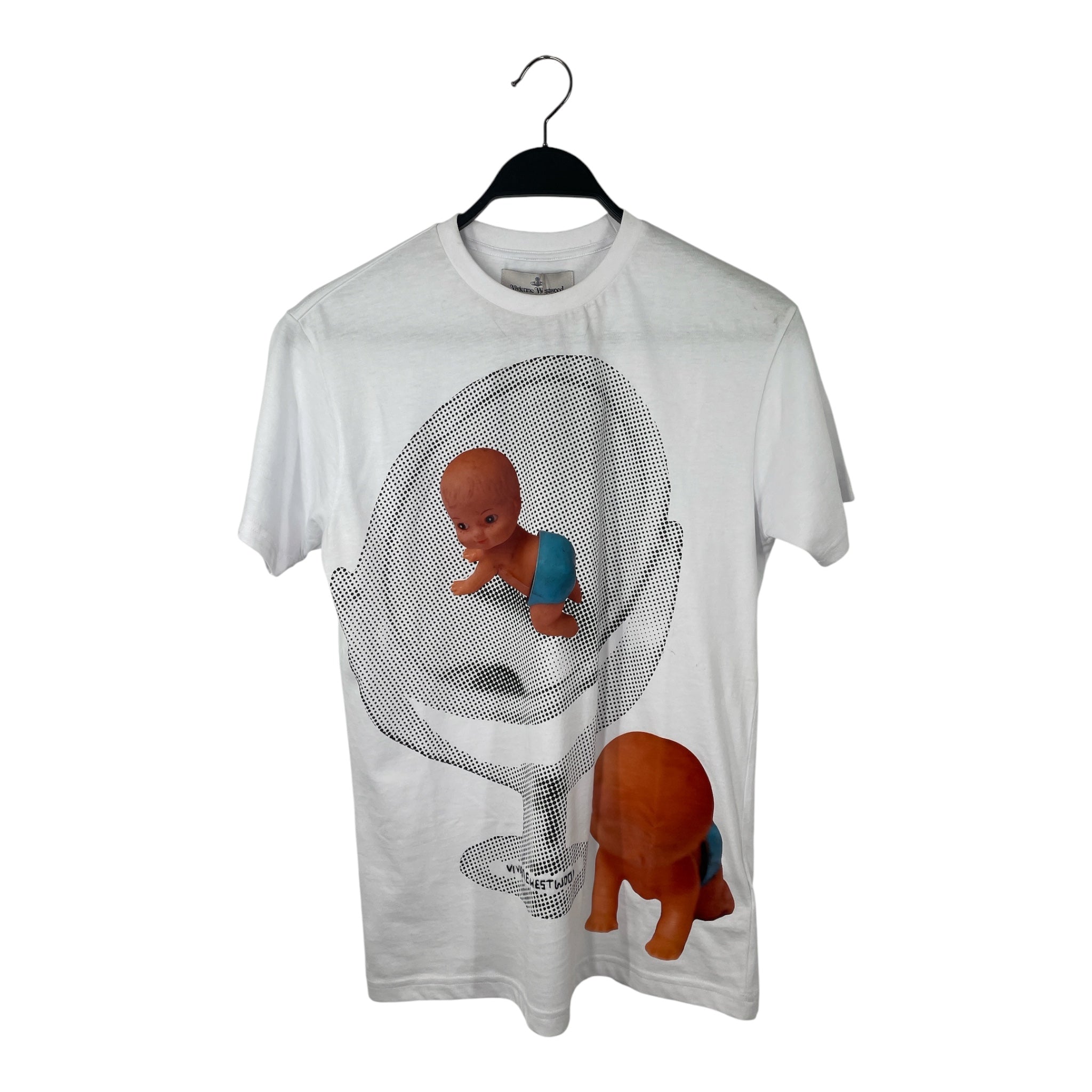 Vivienne Westwood/T-Shirt/XXS/Cotton/WHT/Graphic/BABIES view 1
