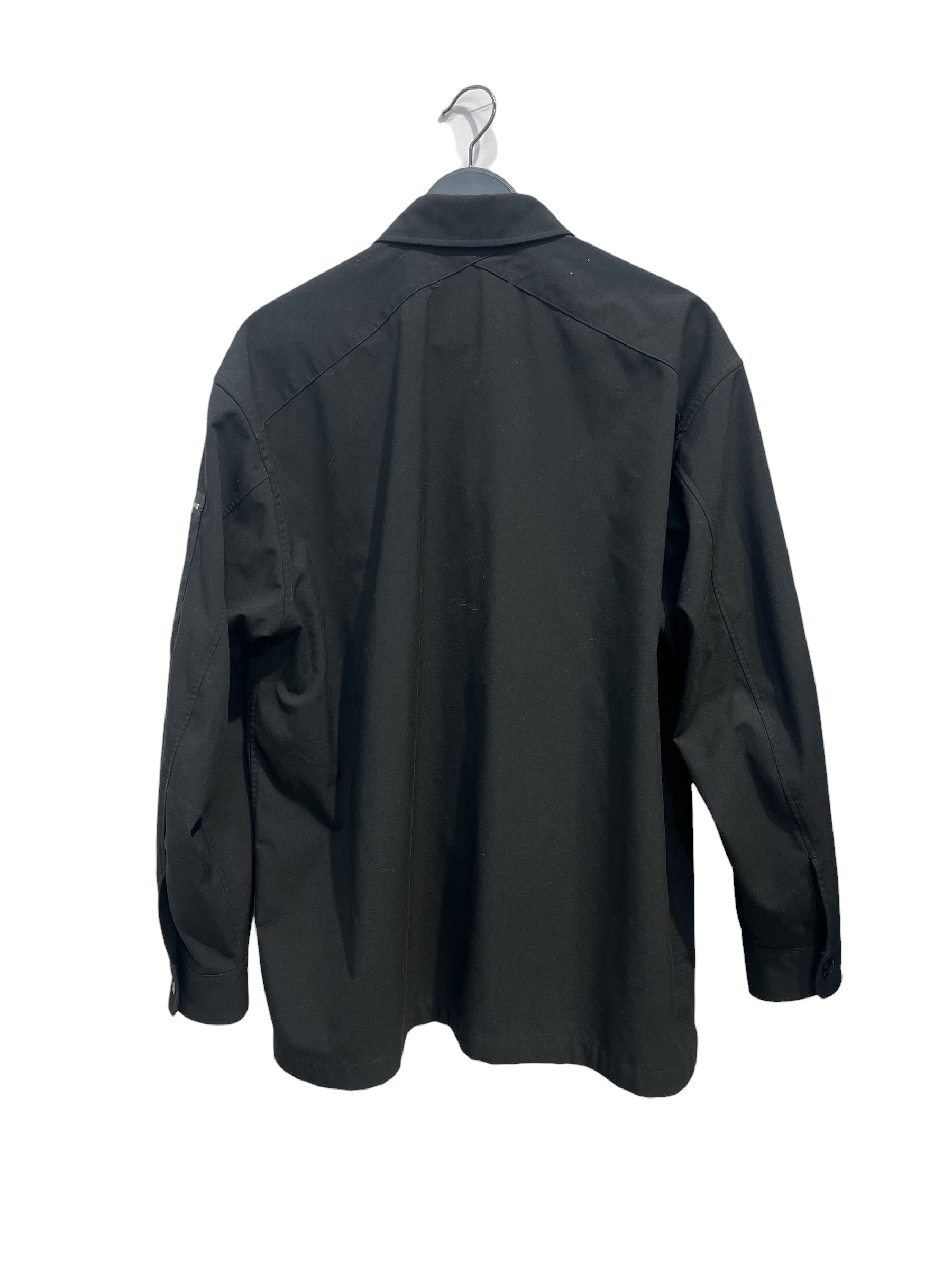UNDERCOVER/LS Shirt/L/Cotton/BLK/SILVER HARDWARE POCKETS view 2