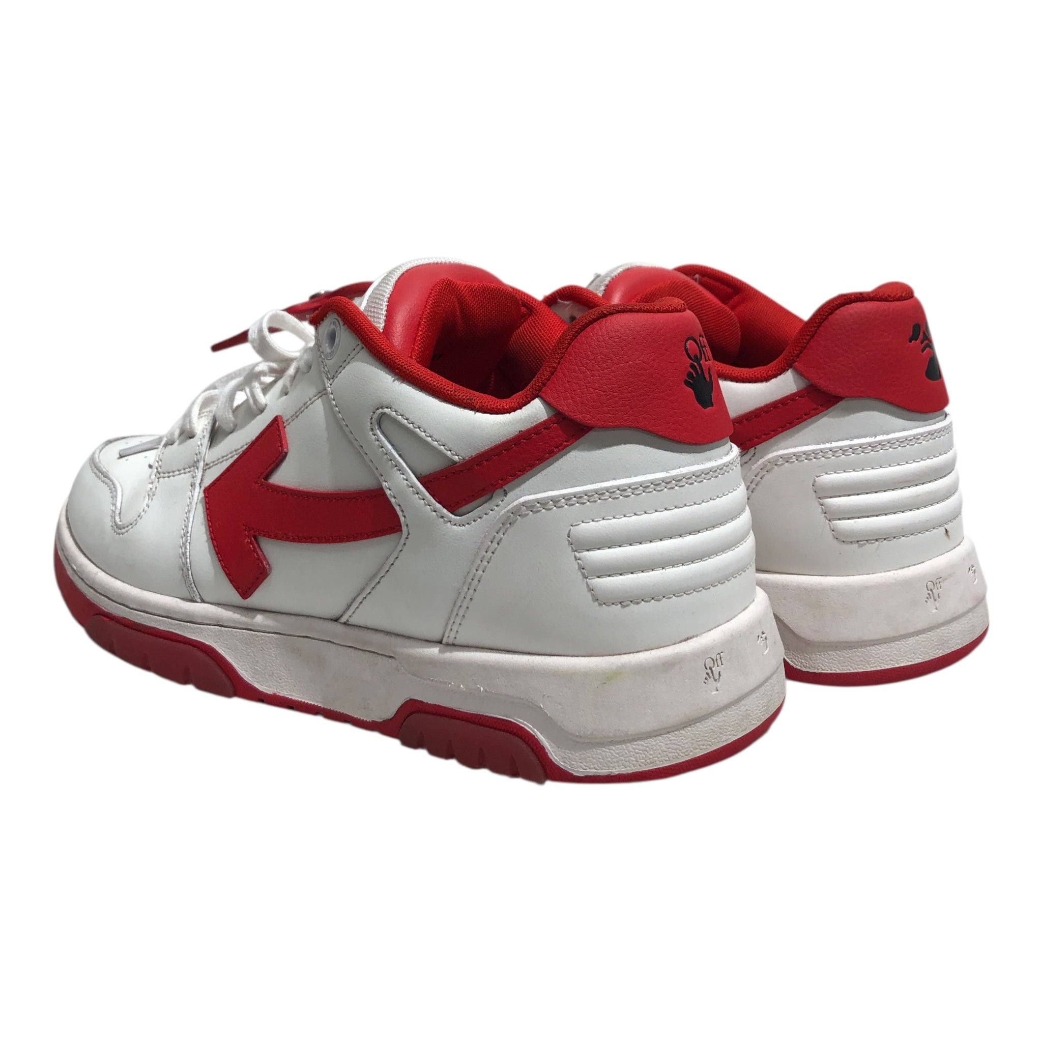 OFF-WHITE/Hi-Sneakers/EU 46/RED/White/Red Sneaker view 2