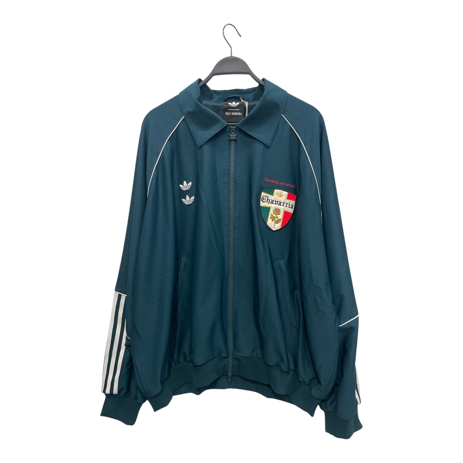 WILLY CHAVARRIA/adidas/Baseball Jkt/XL/Polyester/GRN/Graphic/COMIENZA SOCCER JKT view 1