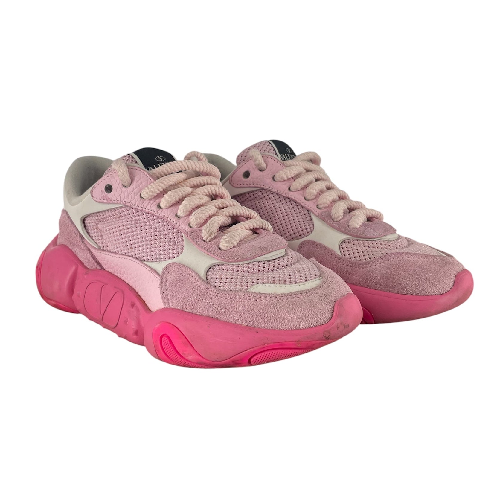 VALENTINO GARAVANI/Low-Sneakers/EU 37/PNK/CHUNKY PINK SOLE view 1