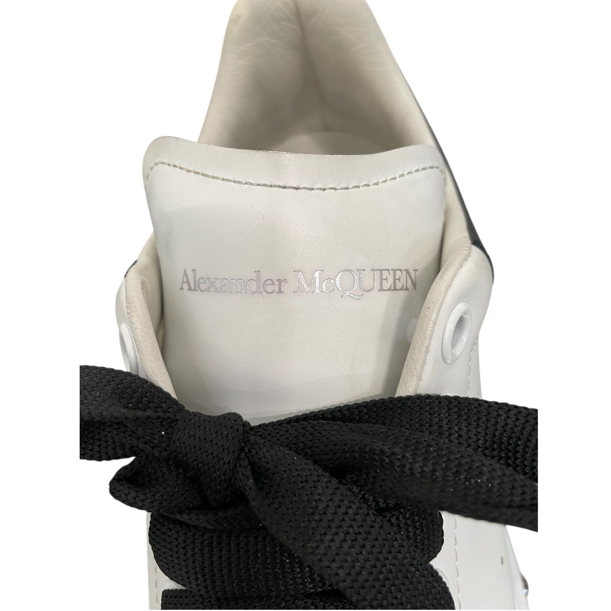 Alexander McQueen/Low-Sneakers/EU 41.5/Leather/WHT/oversize sneakers w studs view 5