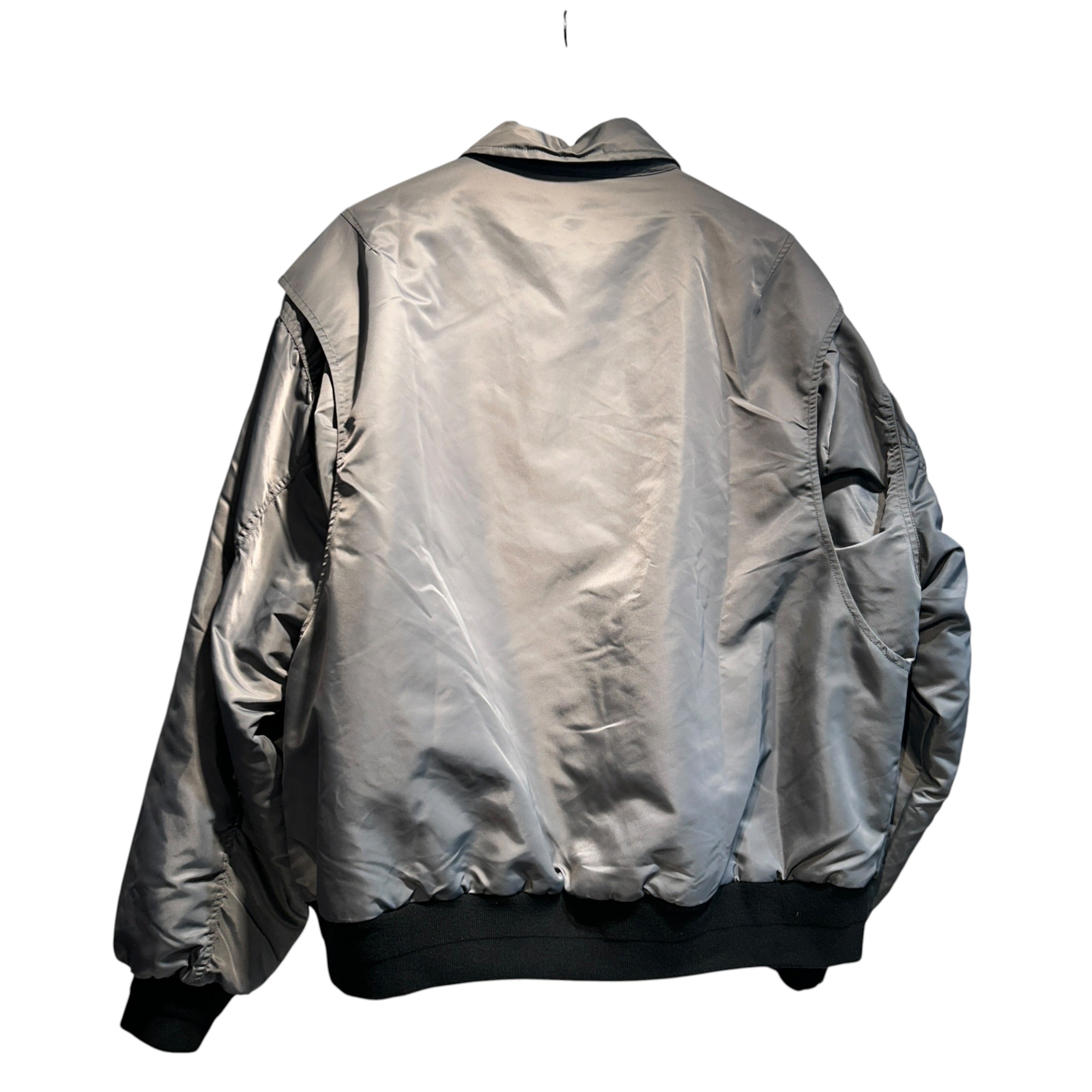 Brain Dead/Jacket/L/Nylon/GRY/ view 2