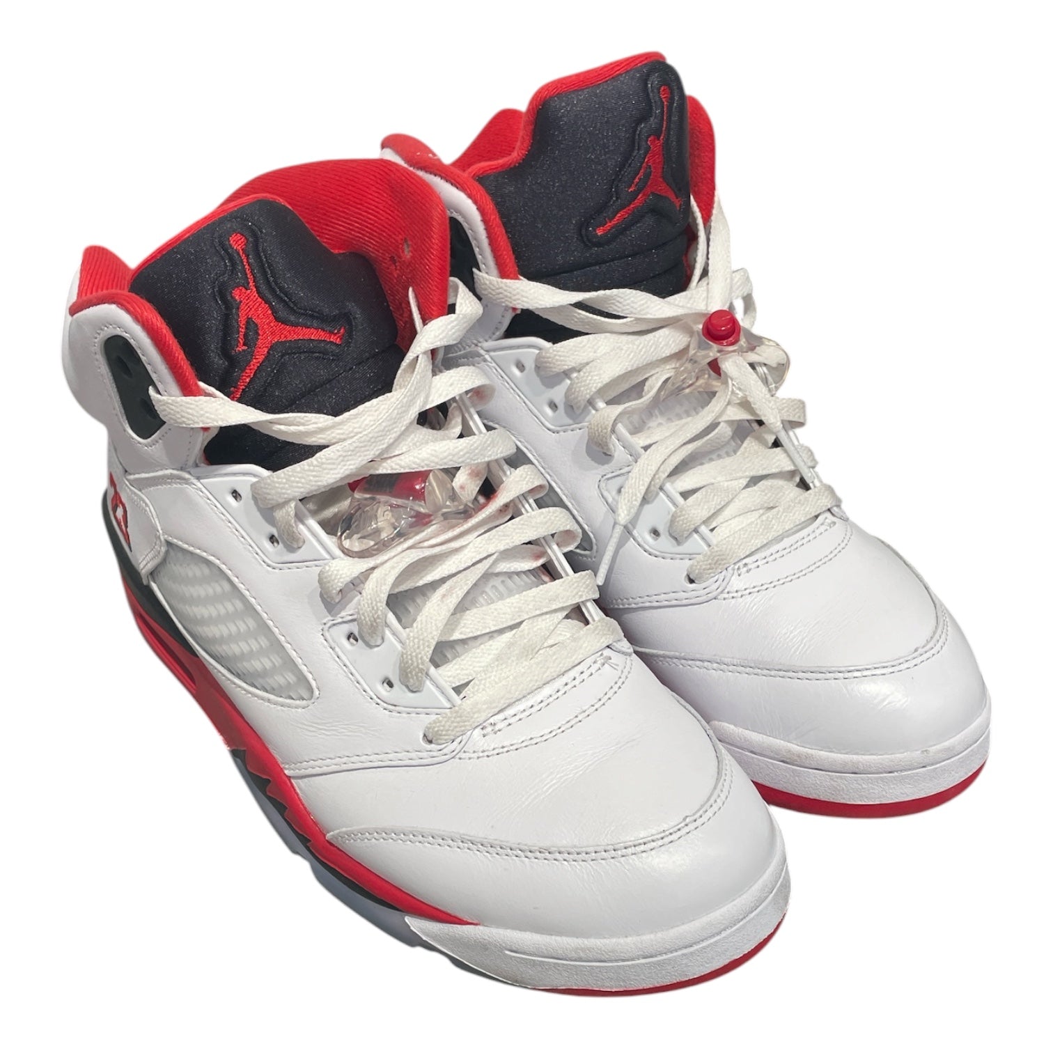 NIKE/Hi-Sneakers/US 10/Leather/RED/JORDAN 5 FIRE RED view 1