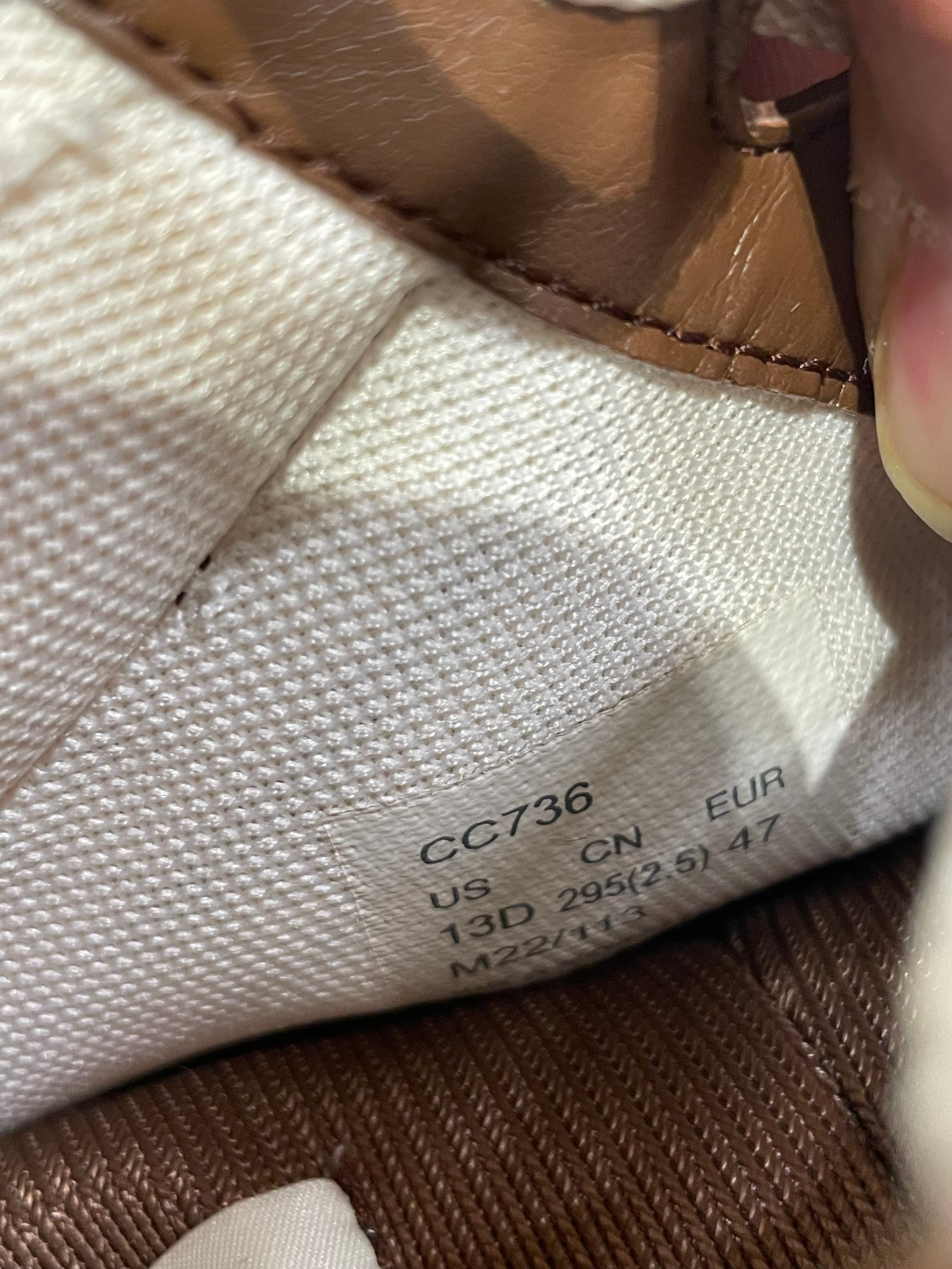 COACH/Hi-Sneakers/US 13/Monogram/Leather/BRW/WHITE LACES/ BROWN LEATHER view 3
