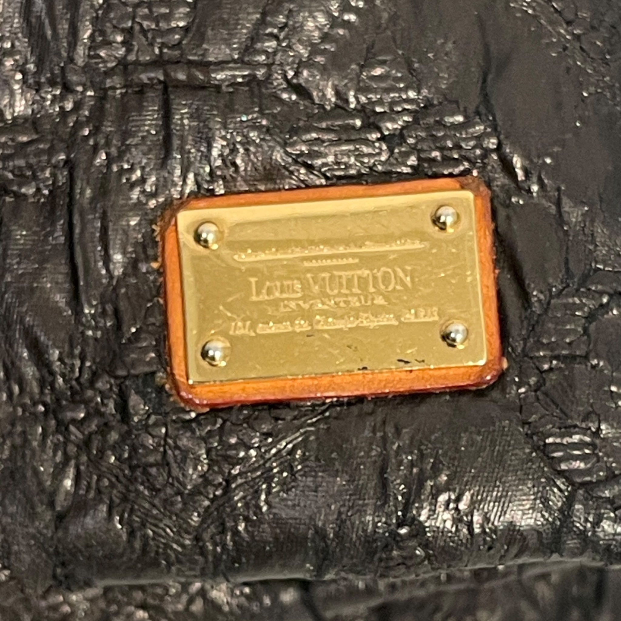 LOUIS VUITTON/Clutch Bag/Monogram/Leather/BLK/RJ6XBK7 view 7