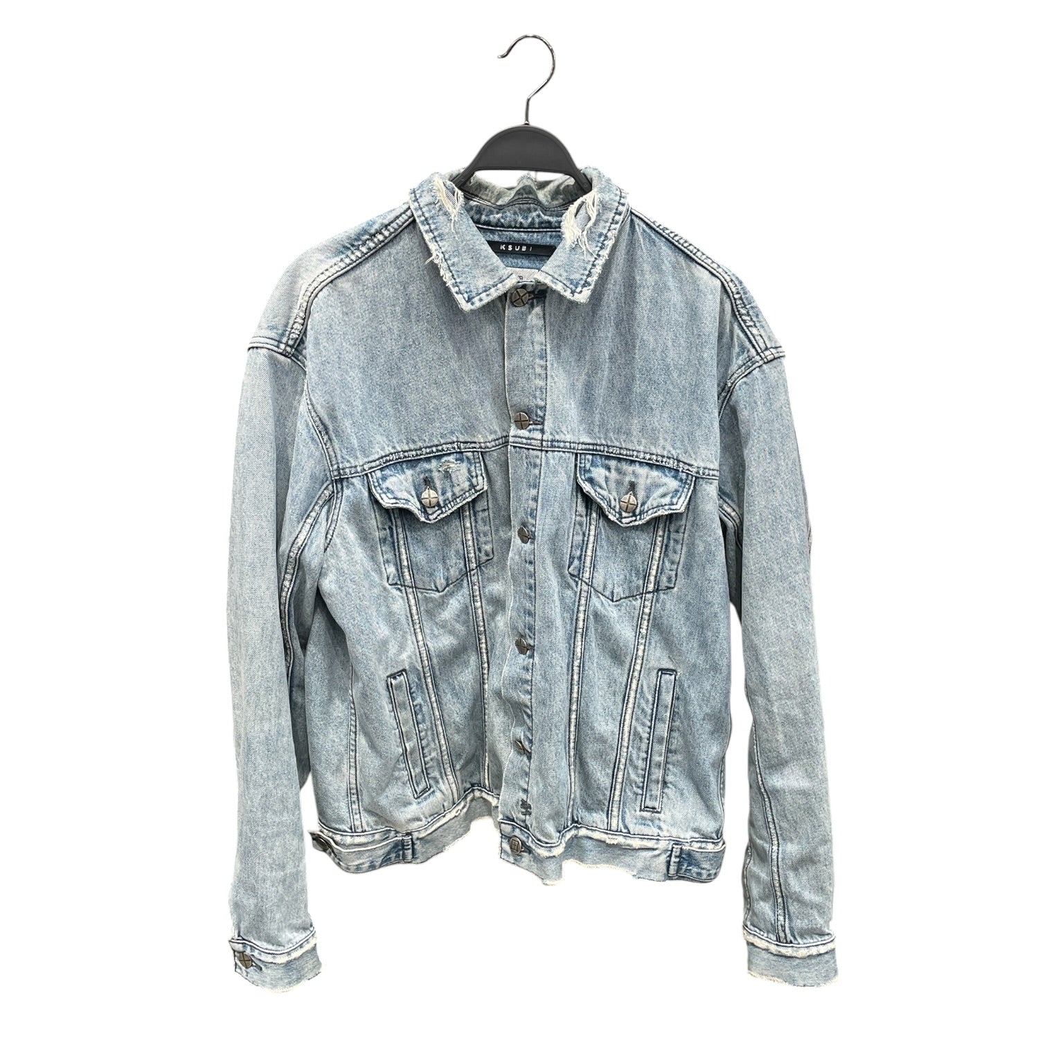 ksubi/Denim Jkt/S/Cotton/BLU/Light Wash Button Up Jacket view 1