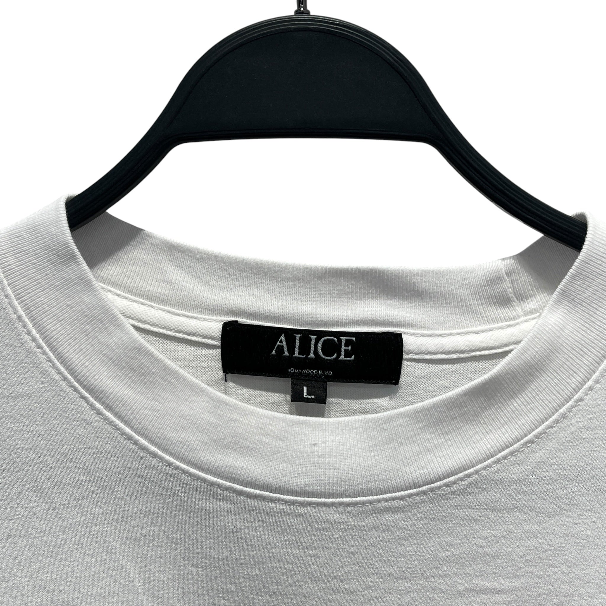 ALICE HOLLYWOOD/T-Shirt/L/Cotton/WHT/IRON CROSS view 3