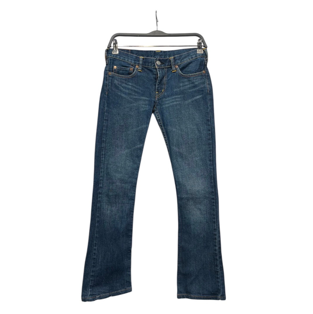 EVISU/Bootcut Pants/1/Denim/BLU/ view 1