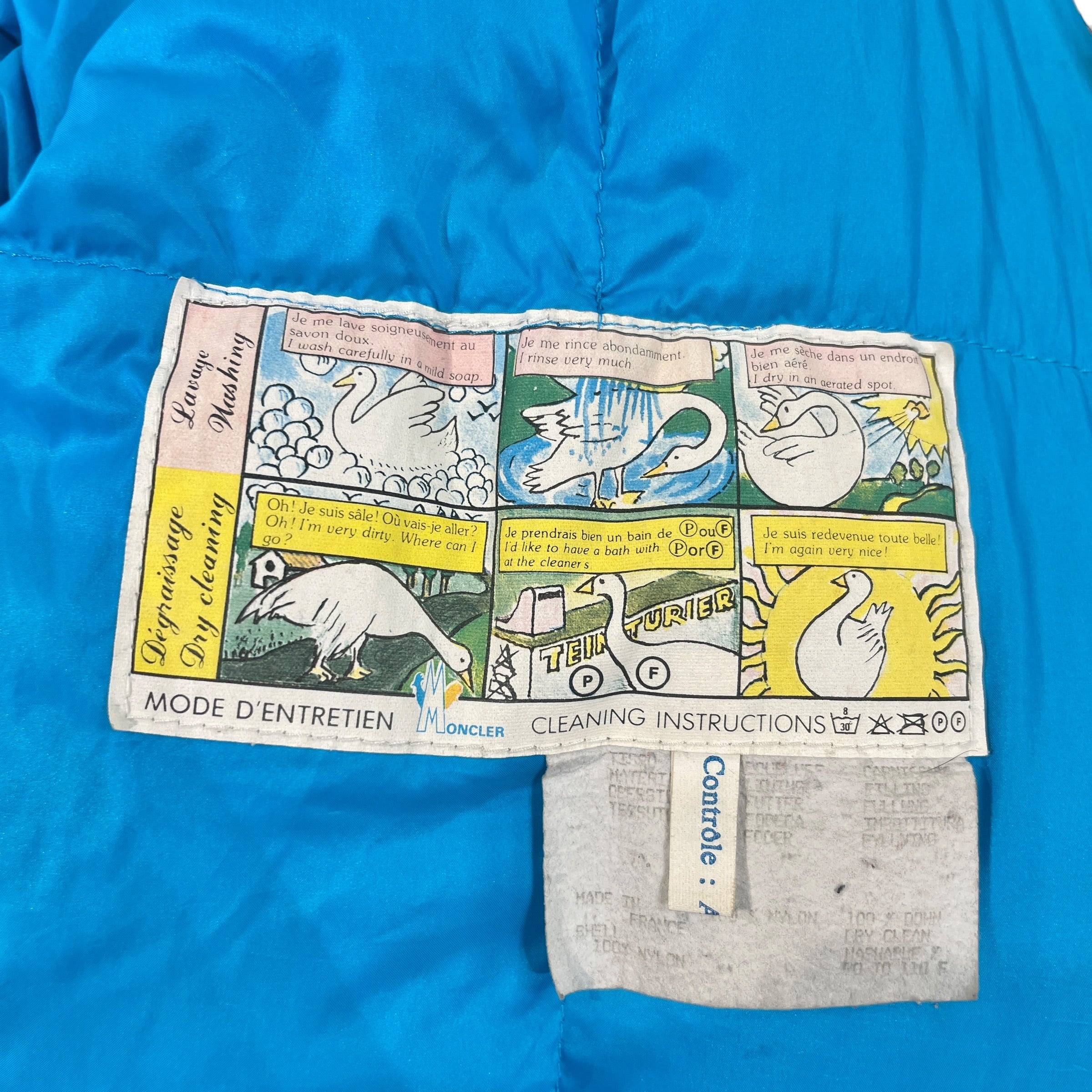 MONCLER/Puffer Jkt/1/Cotton/BLU/Single Breasted/ view 3
