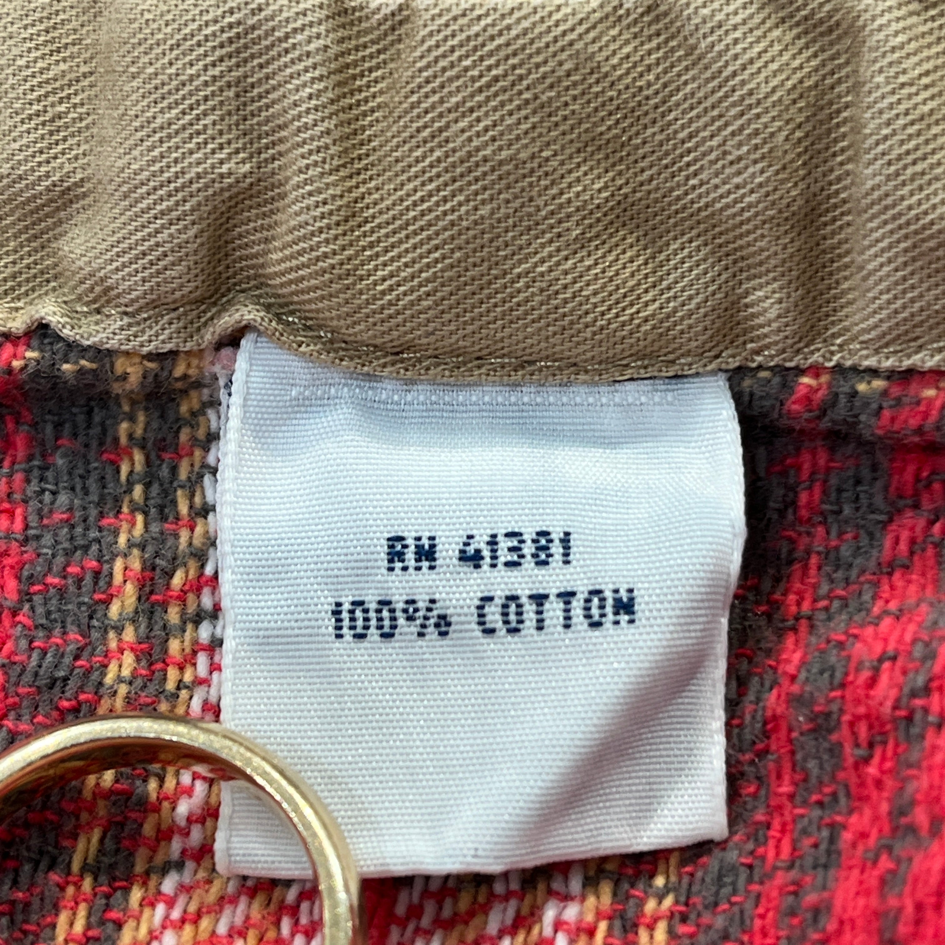 POLO RALPH LAUREN/Flannel Shirt/XL/Cotton/RED/Plaid/White Diamond Snap Buttons view 4