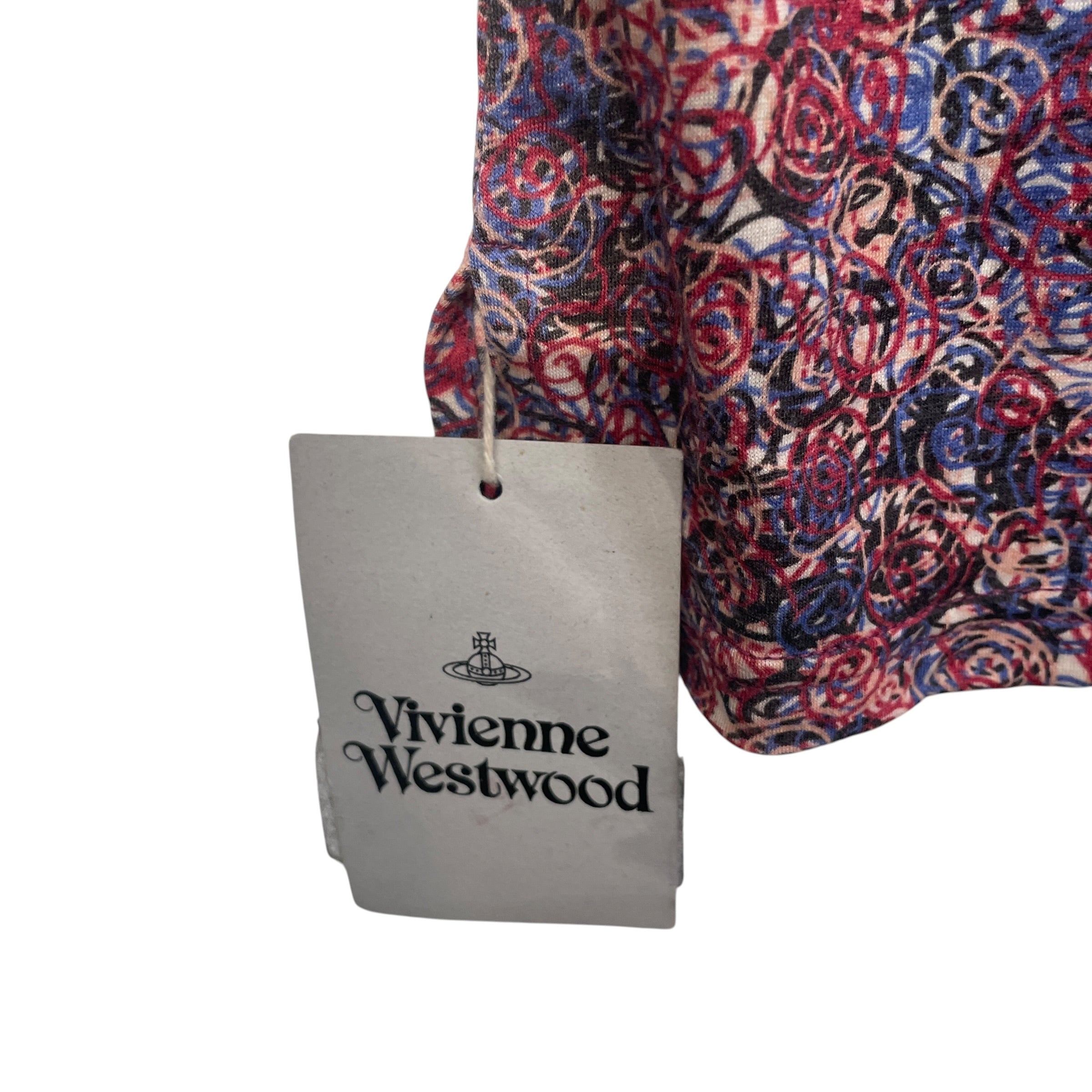 Vivienne Westwood/T-Shirt/L/Cotton/RED/All Over Print/TRUE PUNK SPIRAL PRINT view 3