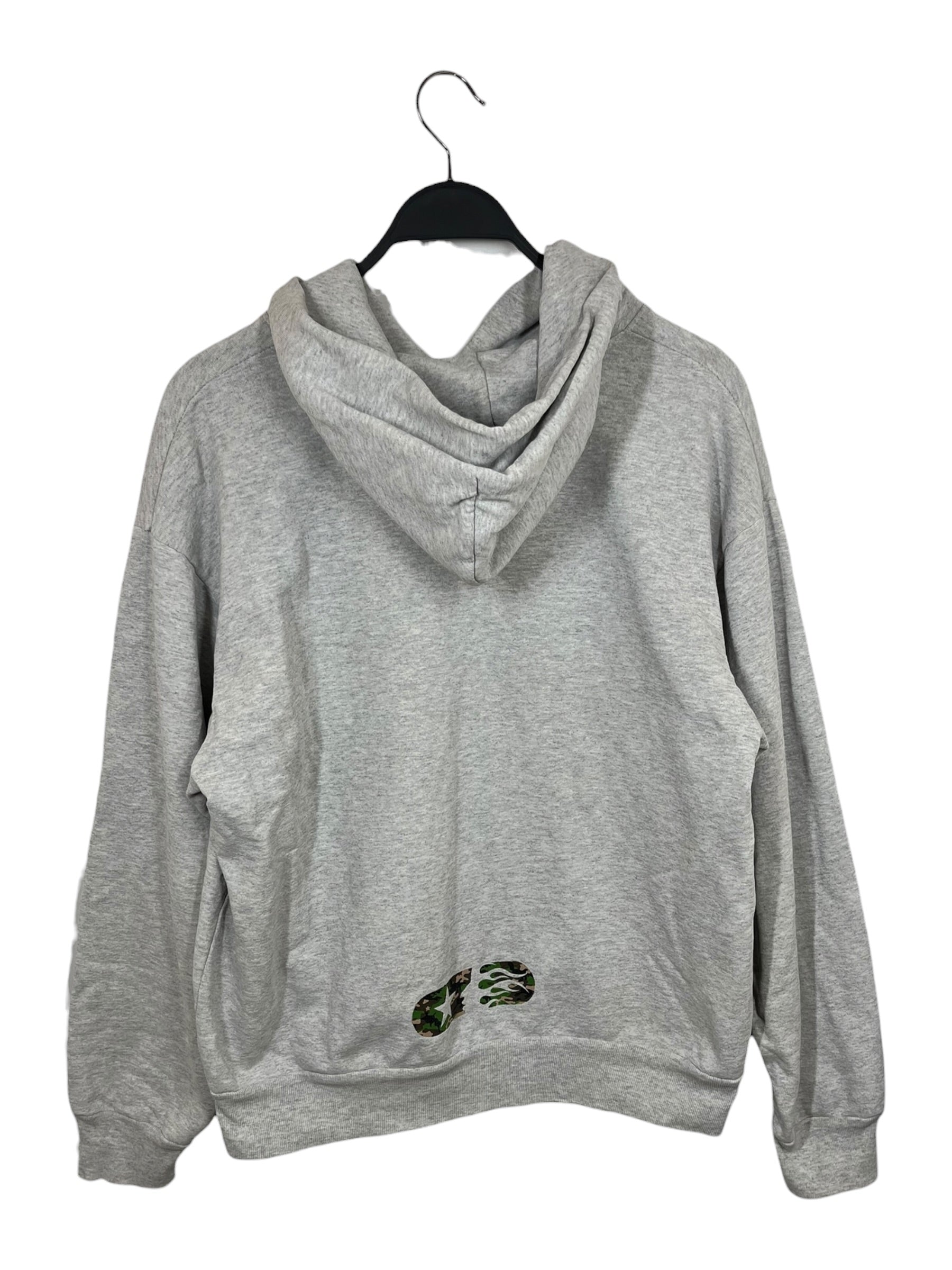 HELLSTAR/Hoodie/M/Graphic/Cotton/GRY/NO GUTS NO GLORY view 2