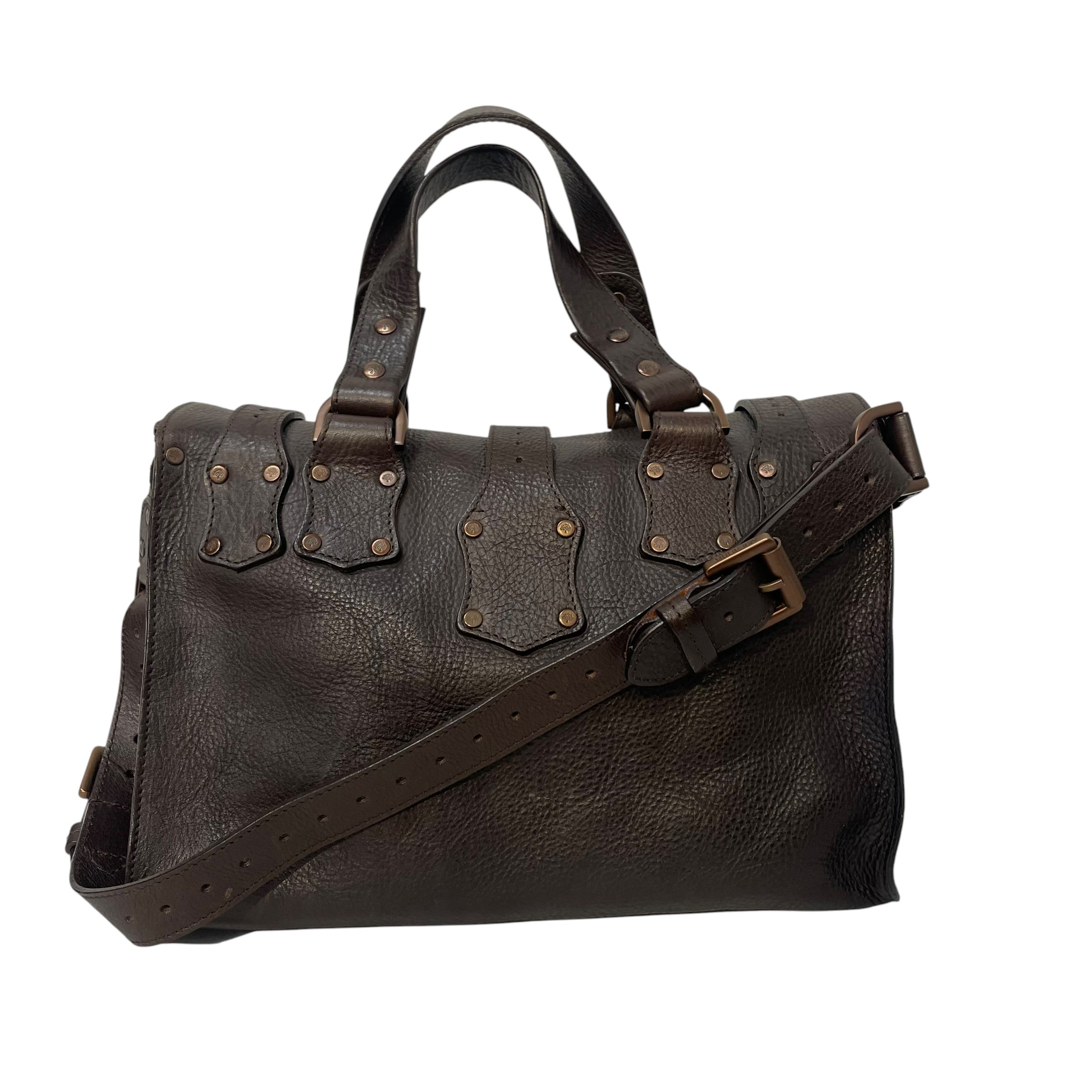 MULBERRY/Cross Body Bag/Leather/BRW/roxanne satchel view 2