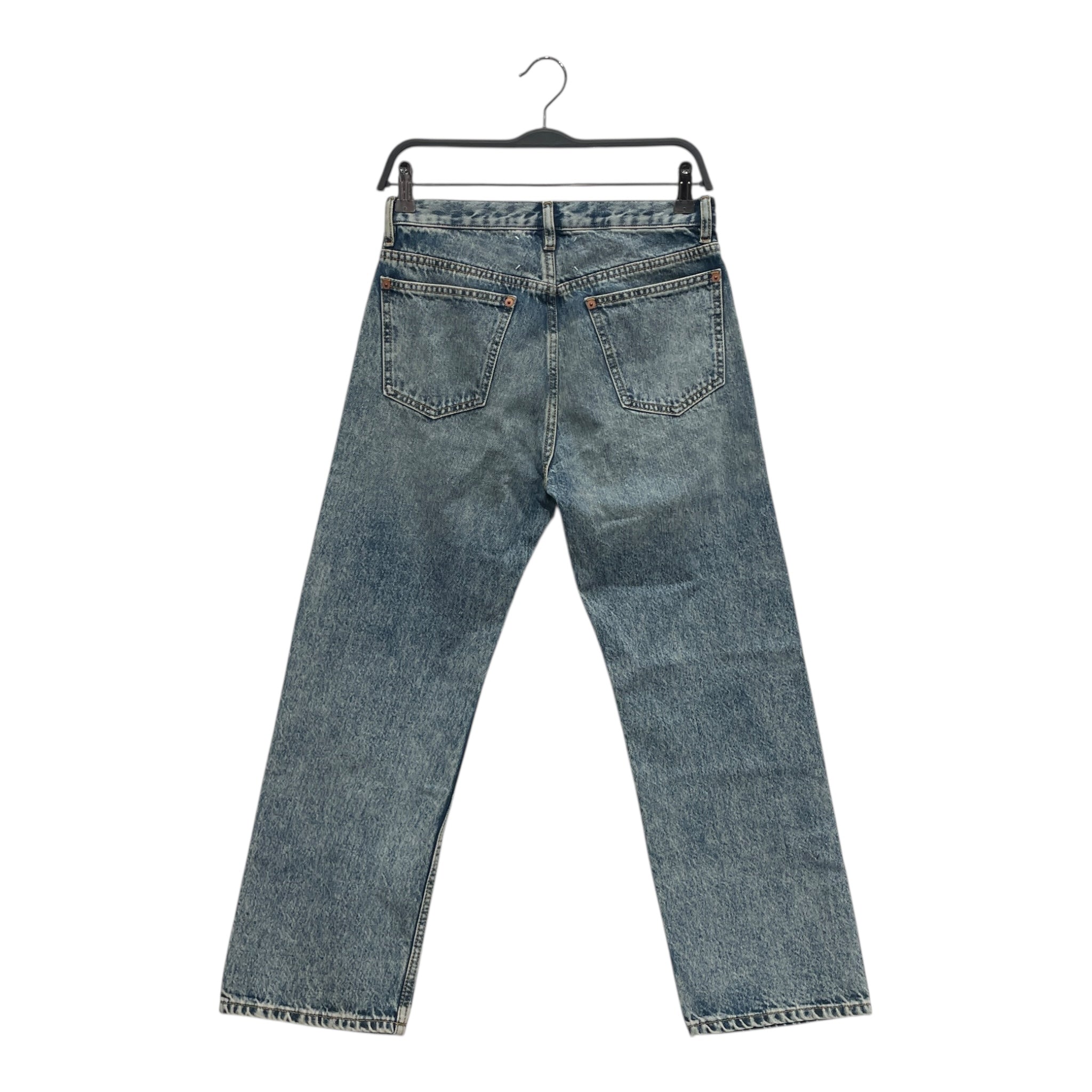 Maison Margiela/Straight Pants/36/Cotton/BLU/COPPER BUTTON view 2