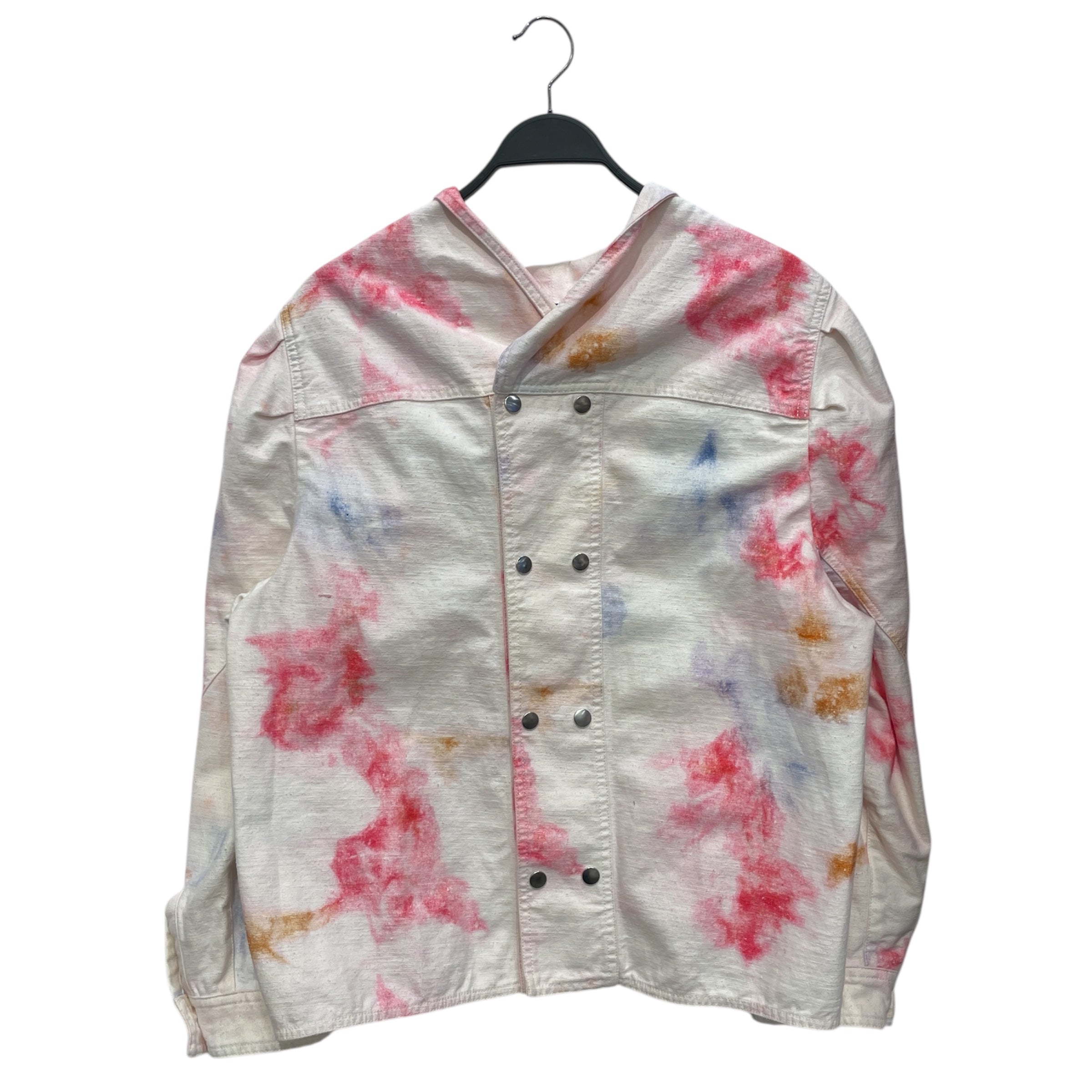 ISABEL MARANT/Jacket/42/Cotton/MLT/TIE DYE DOUBLE BUTTON JACKET view 1