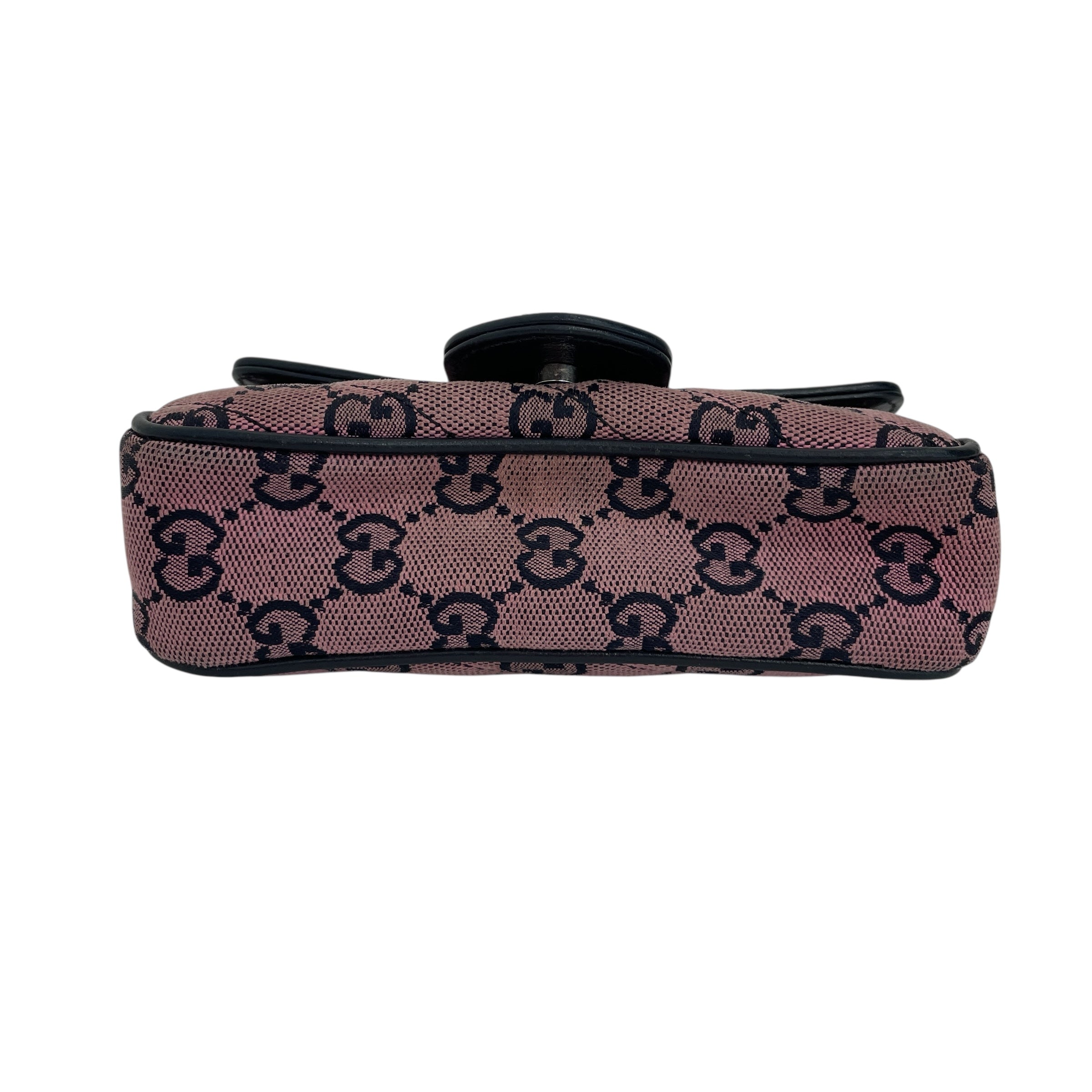 GUCCI/Cross Body Bag/Monogram/PNK/MATELASSE GG MARMONT SUPER MIN view 4