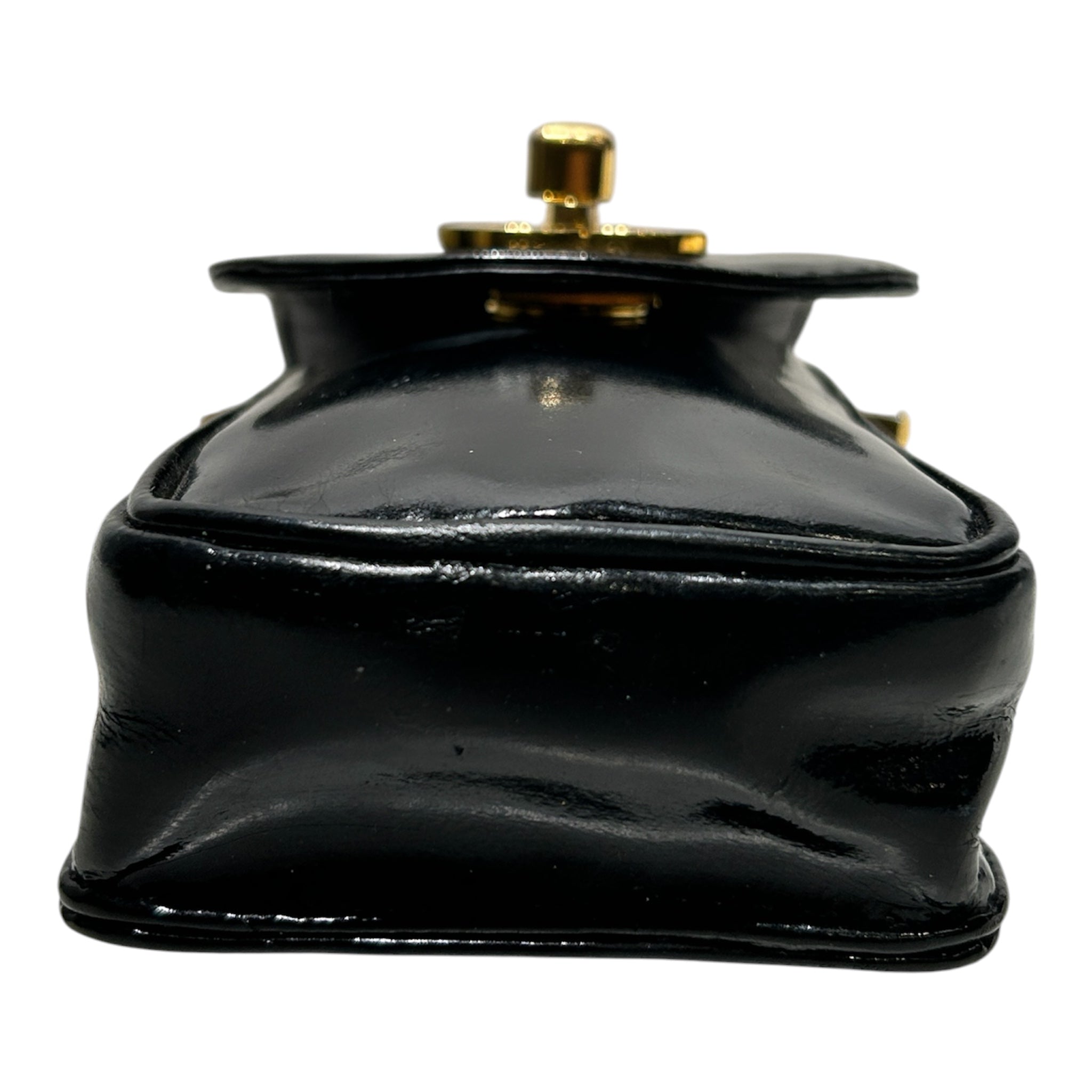 CHANEL/Pouch/BLK/PATENT LEATHER view 3