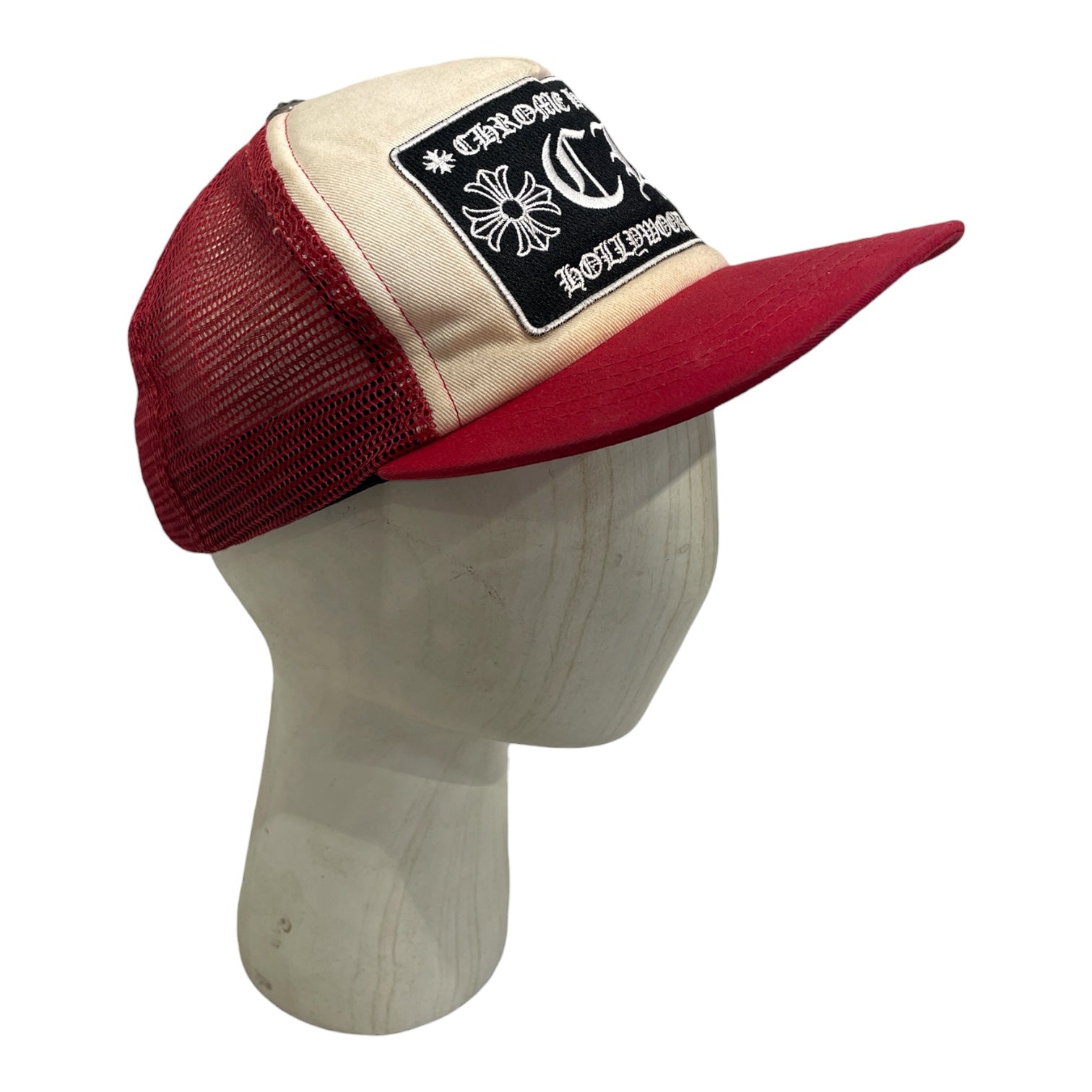 CHROME HEARTS/Hat/OS/Graphic/Polyester/RED/"CH" PATCH TRUCKER HAT view 2