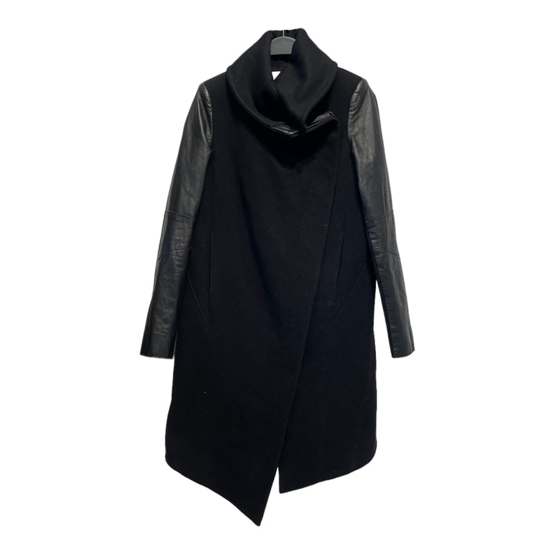 Helmut Lang/Trench Coat/S/Wool/BLK/trench coat