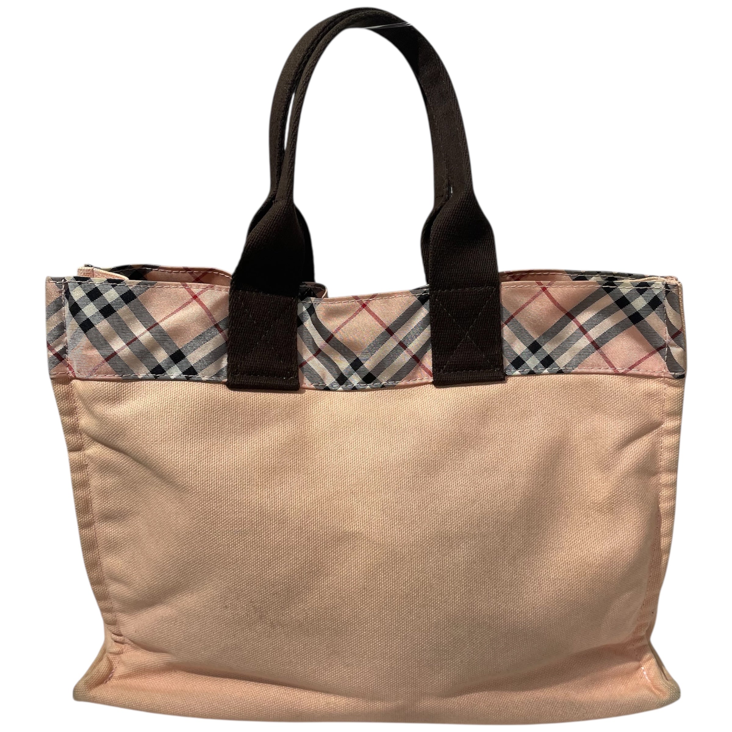 BURBERRY BLUE LABEL/Hand Bag/PNK/PEACH CANVAS TOTE view 2