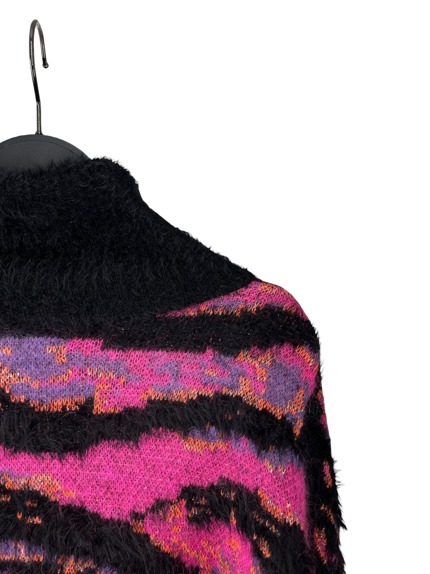 ERL/Sweater/L/Animal Pattern/Mohair/PNK/PUR/ORN/BLK TIGER PRINT view 5