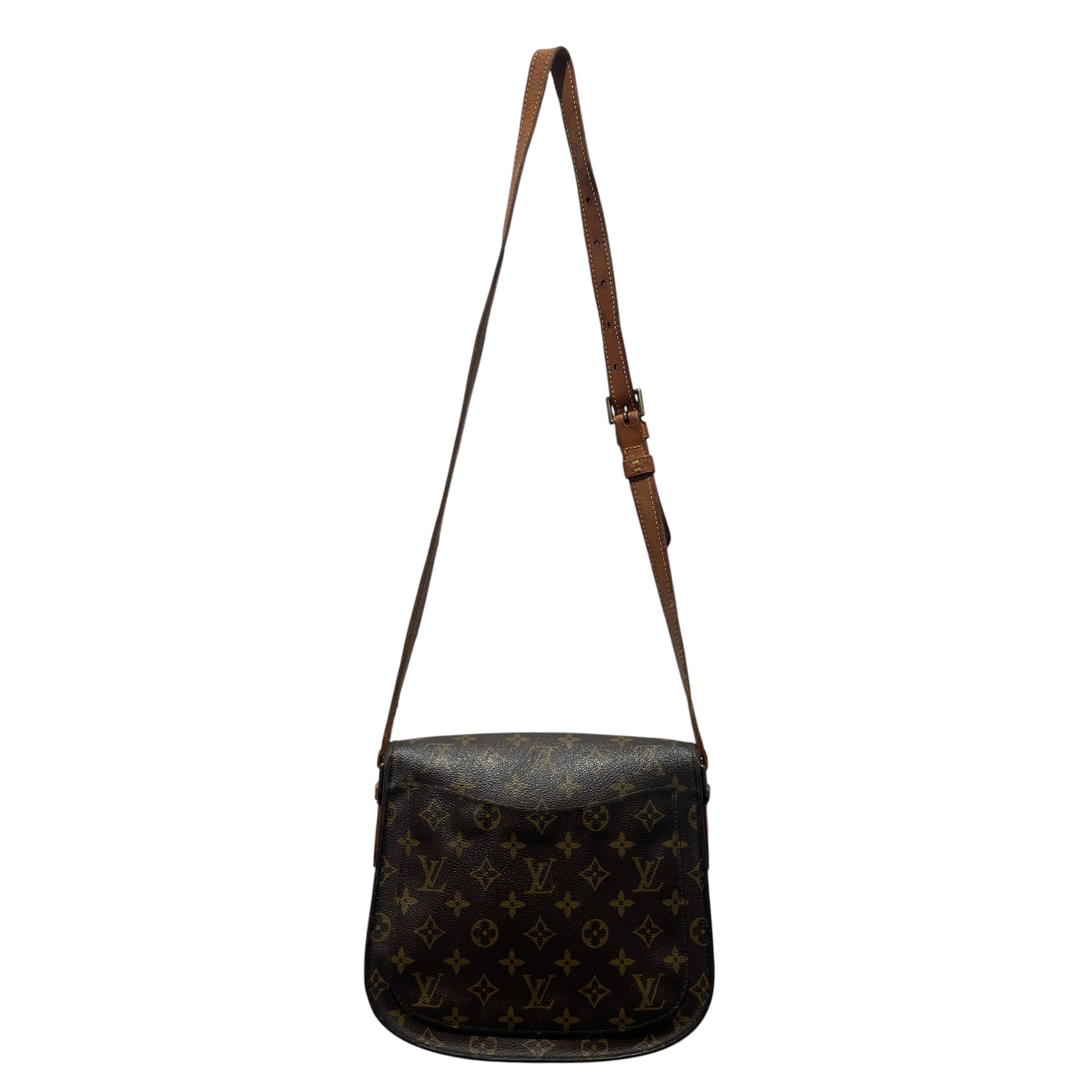 LOUIS VUITTON/Cross Body Bag/Monogram/Leather/BRW/Saint Cloud Handbag view 2