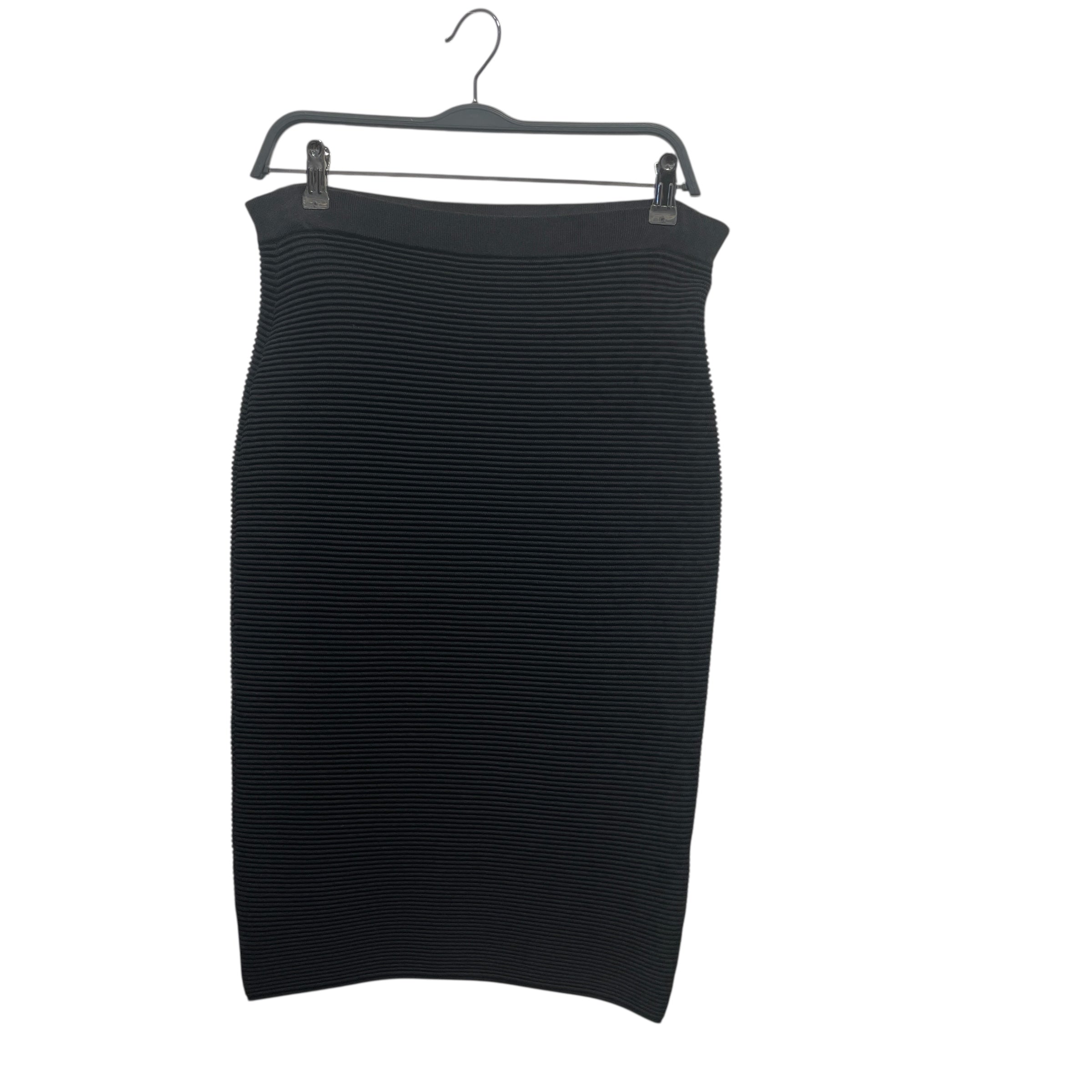 JONATHAN SIMKHAI/Long Skirt/L/Cotton/BLK/PLEATED TUBE SKIRT view 1
