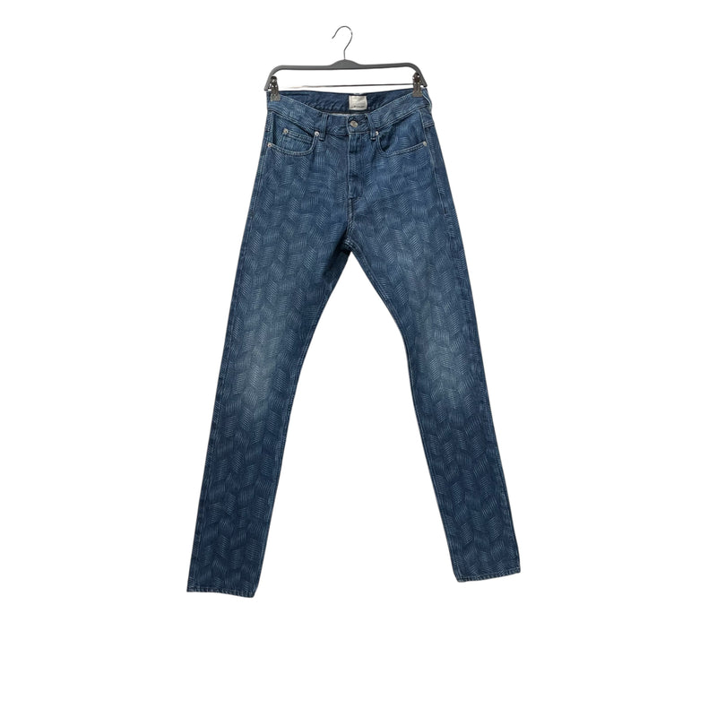 ISABEL MARANT/Skinny Pants/18/All Over Print/Cotton/BLU/Jack Jeans