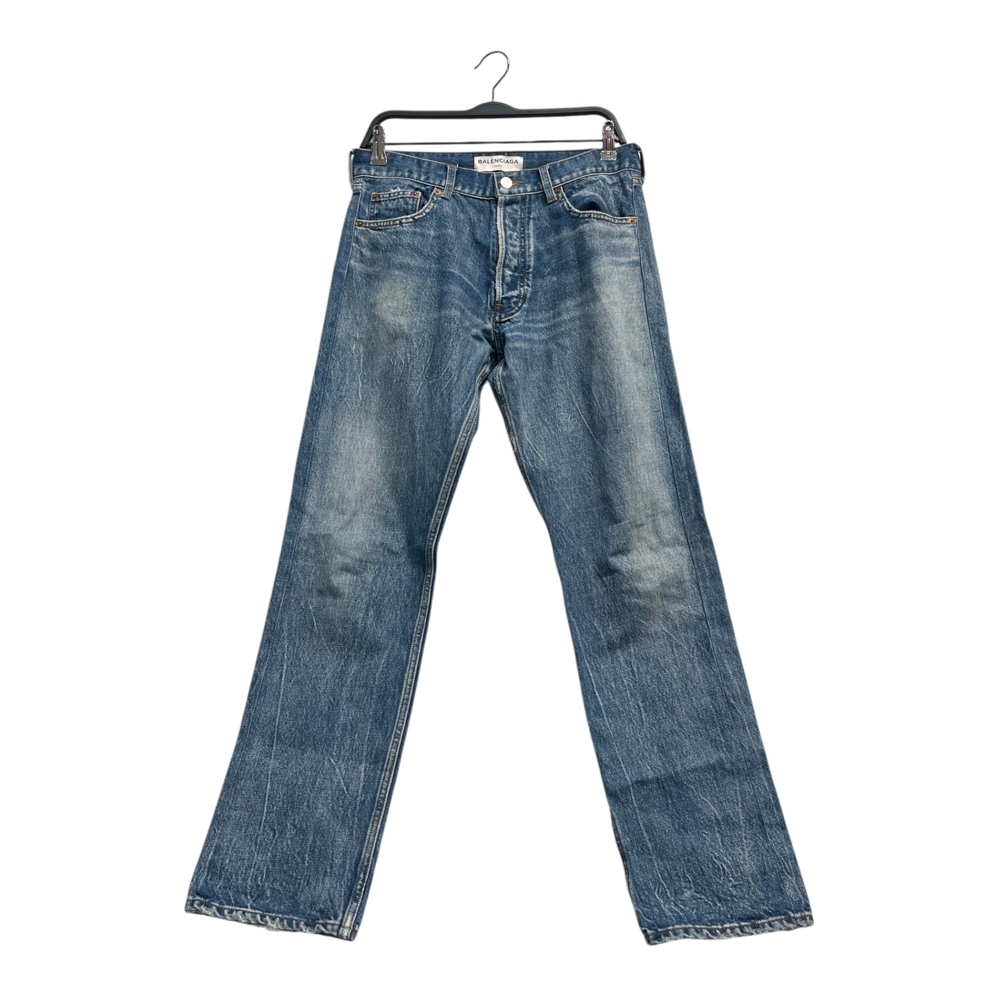 BALENCIAGA/Pants/30/Cotton/BLU/LIGHTWASH view 1