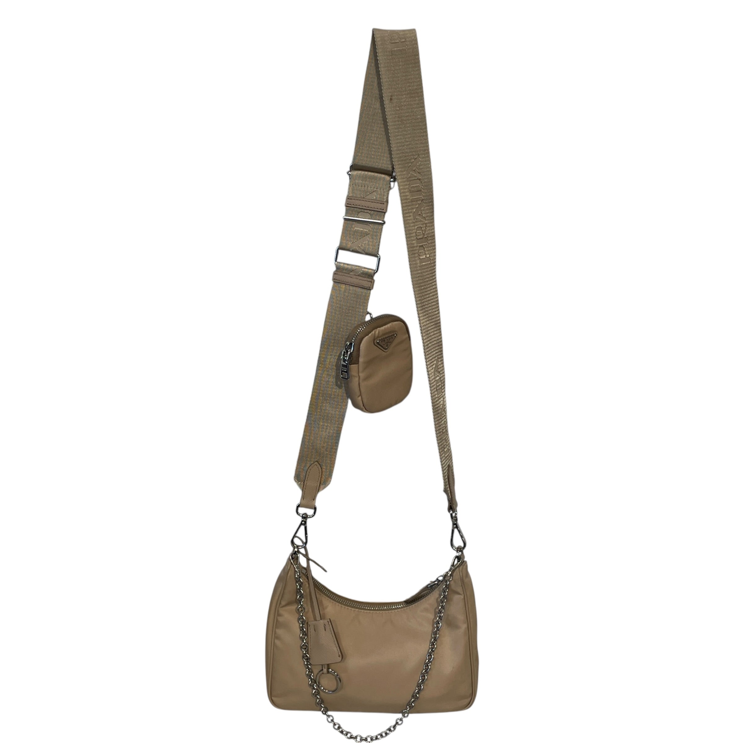 PRADA/Bag/Nylon/BEG/TESSUTO NYLON (2 STRAPS) view 2